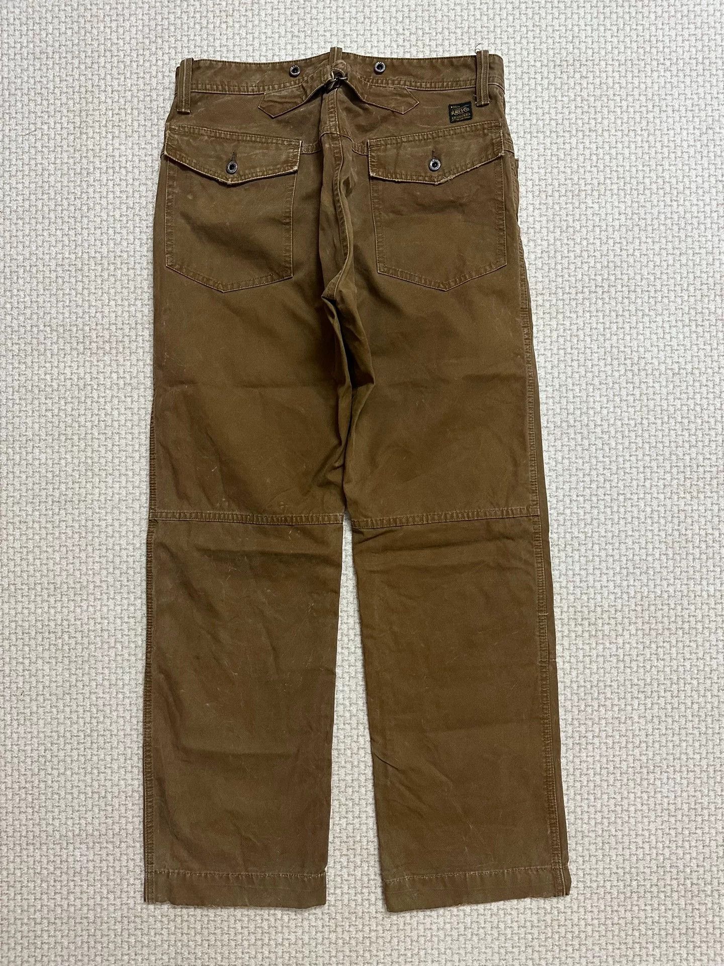 RRL Ralph Lauren RRL Vintage Limited Distressed Work Pants Size US 30 / EU 46 - 2 Thumbnail