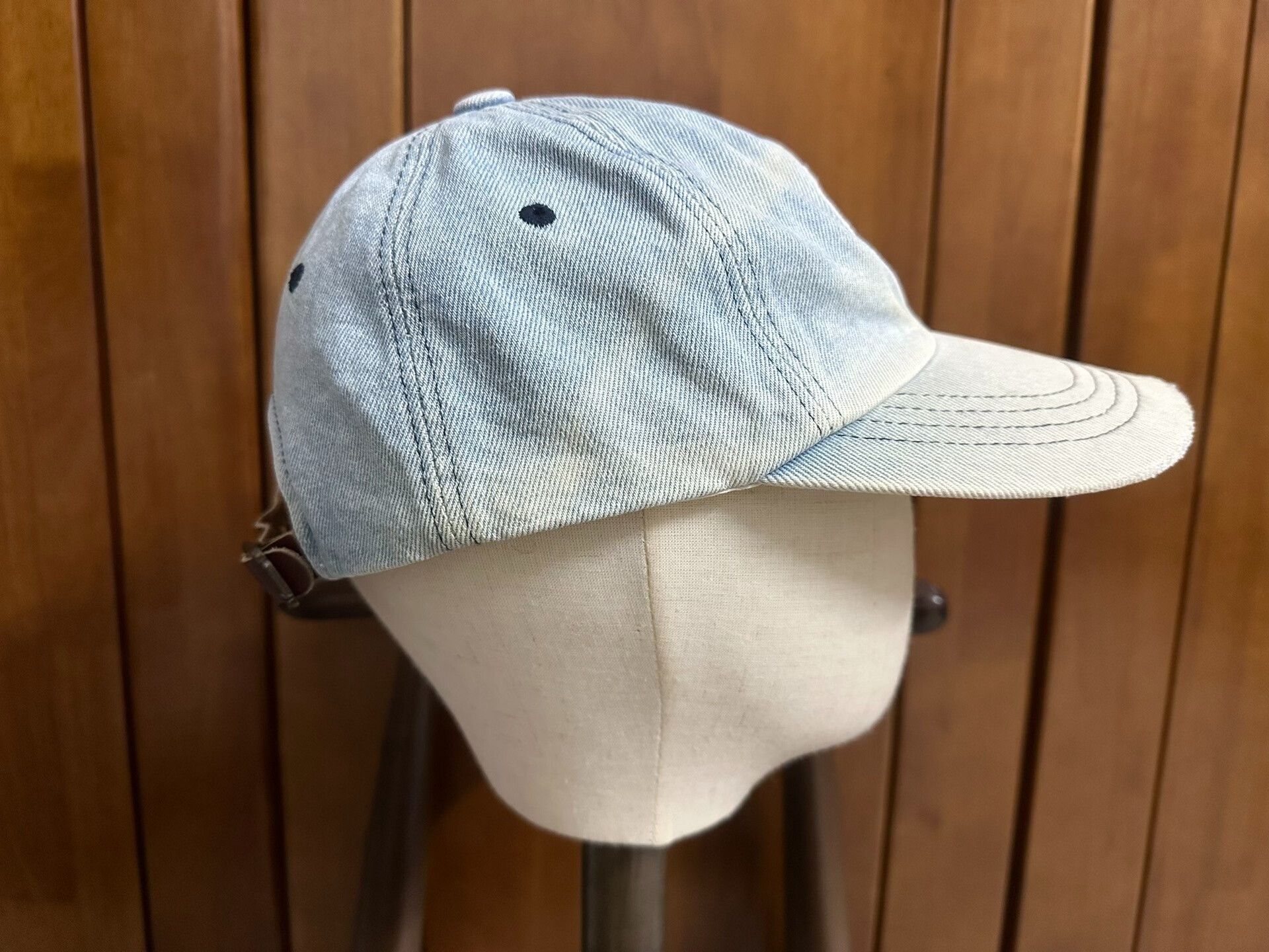 Ralph Lauren Ralph Lauren 90s US Washed Denim Logo Cap Size ONE SIZE - 8 Thumbnail