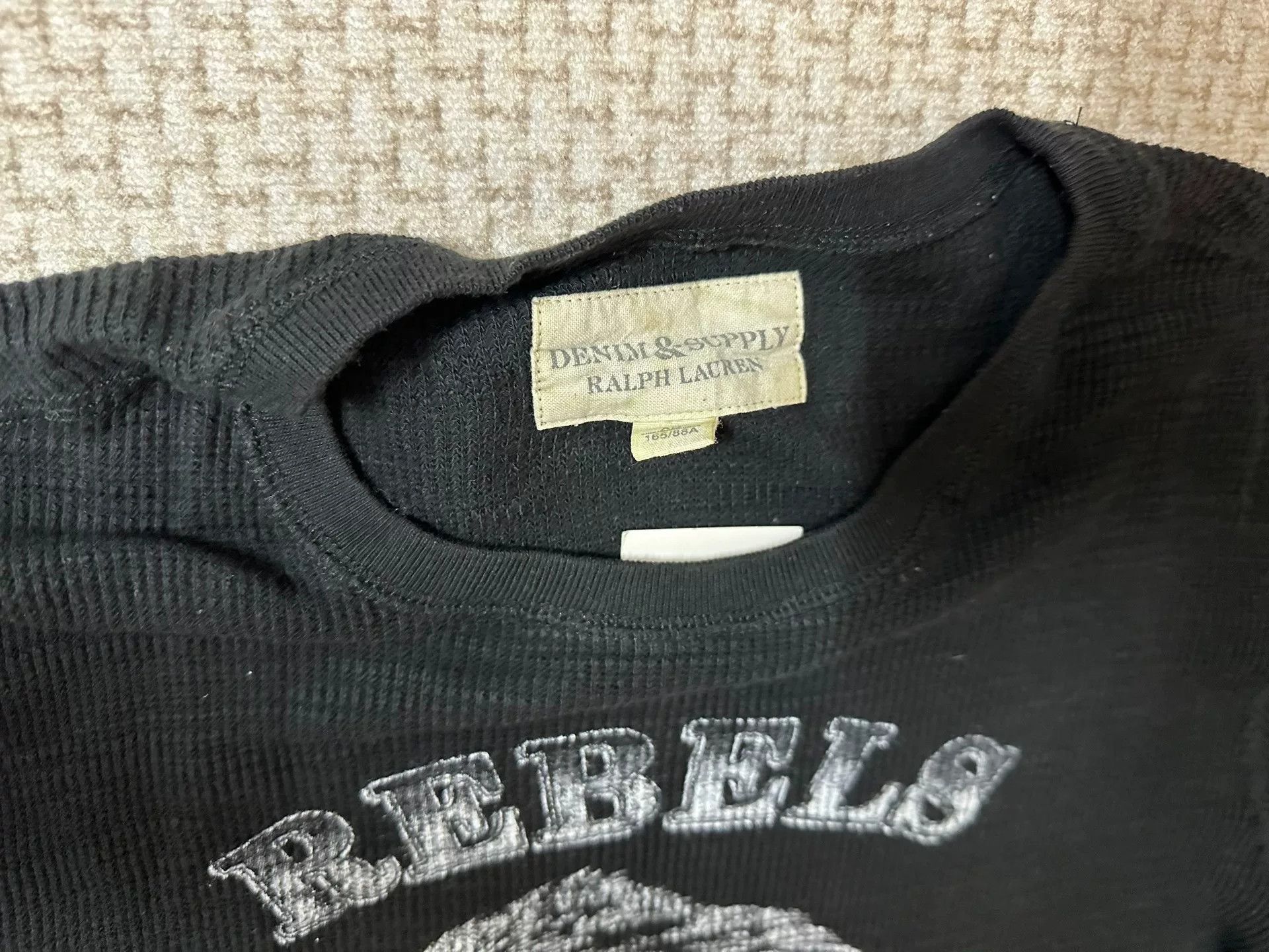 Denim & Supply Ralph Lauren Ralph Lauren Denim Supply Eagle Print Waffle Sweatshirt Size US XS / EU 42 / 0 - 4 Thumbnail