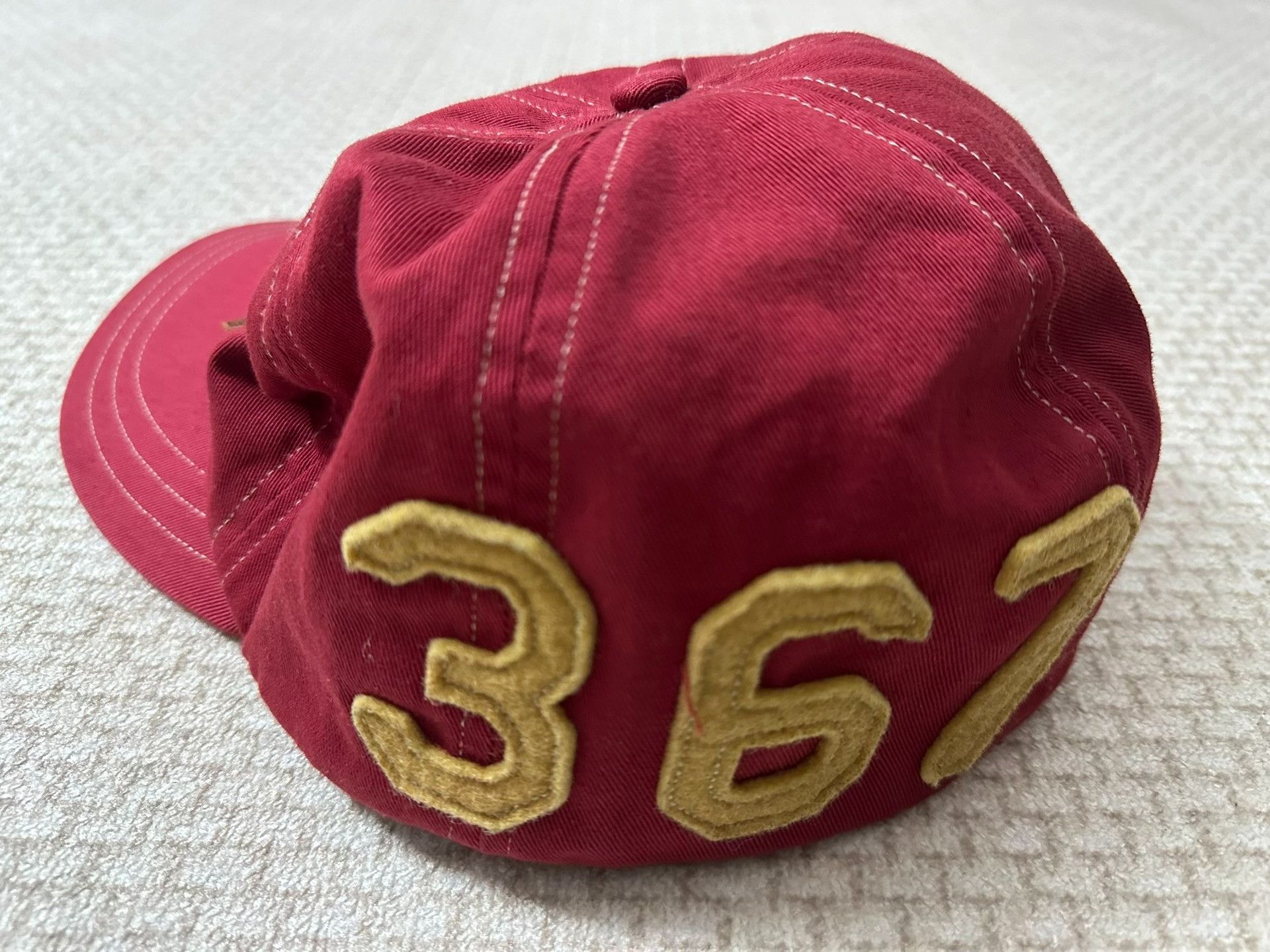 RRL Ralph Lauren RRL Wing Leather Patch Embroidered Baseball Cap Size ONE SIZE - 3 Thumbnail