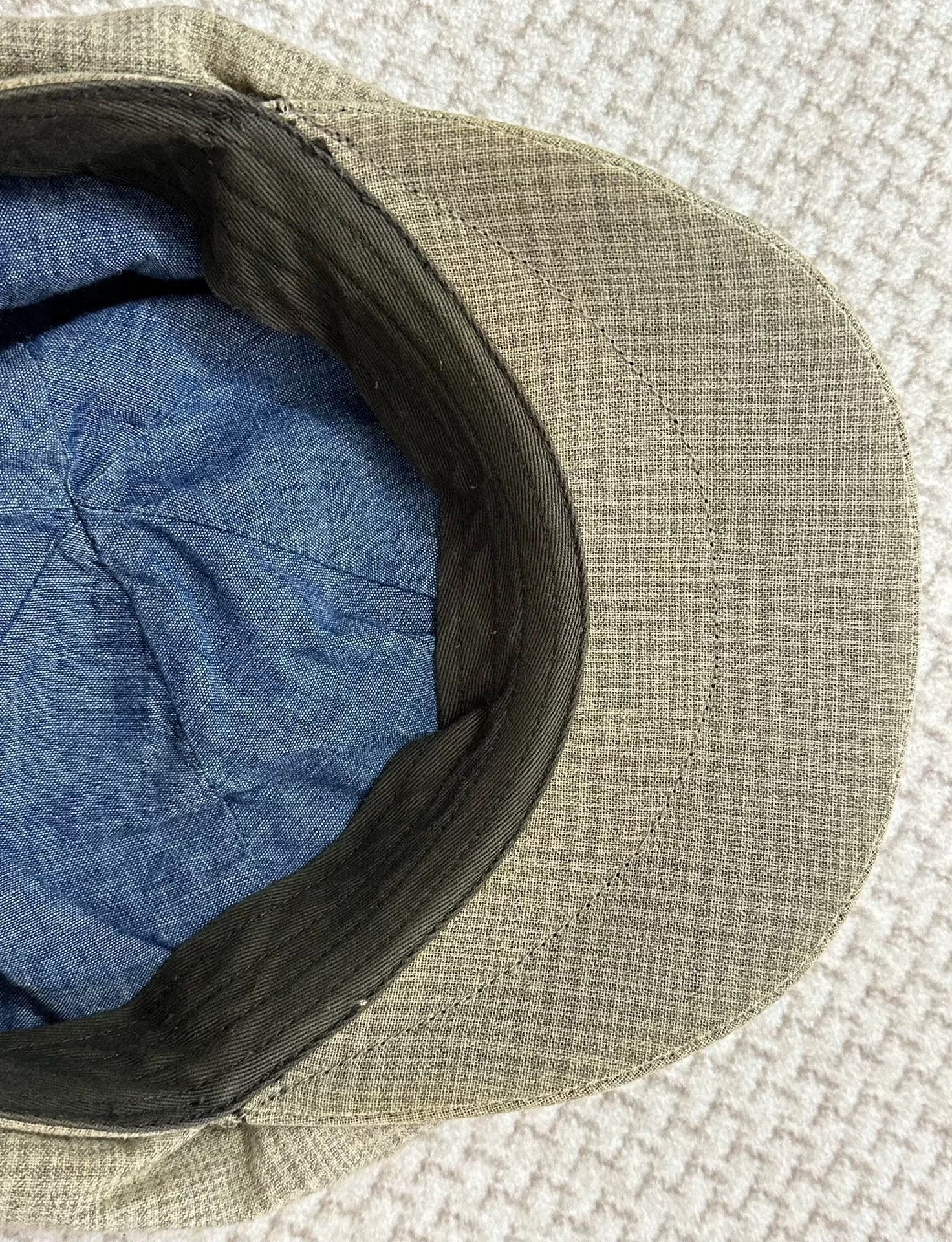 RRL Ralph Lauren RRL 2012 Gray Check Newsboy Cap Size ONE SIZE - 7 Thumbnail