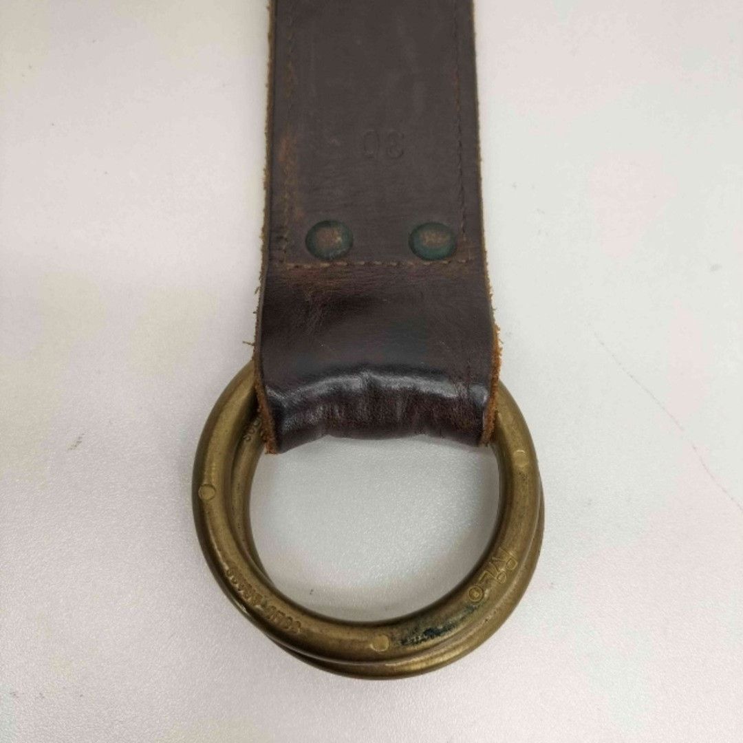 RRL Ralph Lauren RRL Vintage Italian Brown Leather Belt Size ONE SIZE - 6 Thumbnail