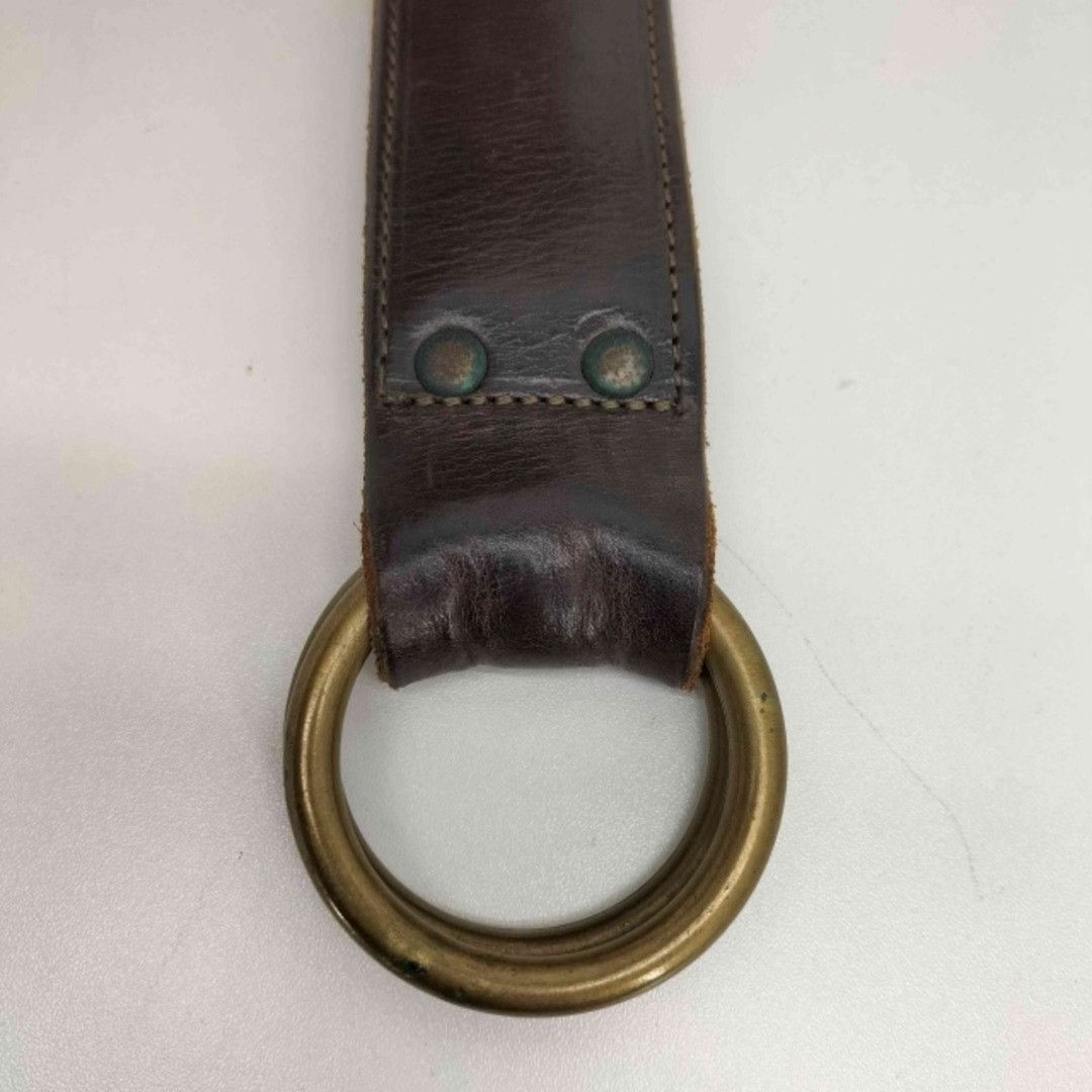 RRL Ralph Lauren RRL Vintage Italian Brown Leather Belt Size ONE SIZE - 5 Thumbnail