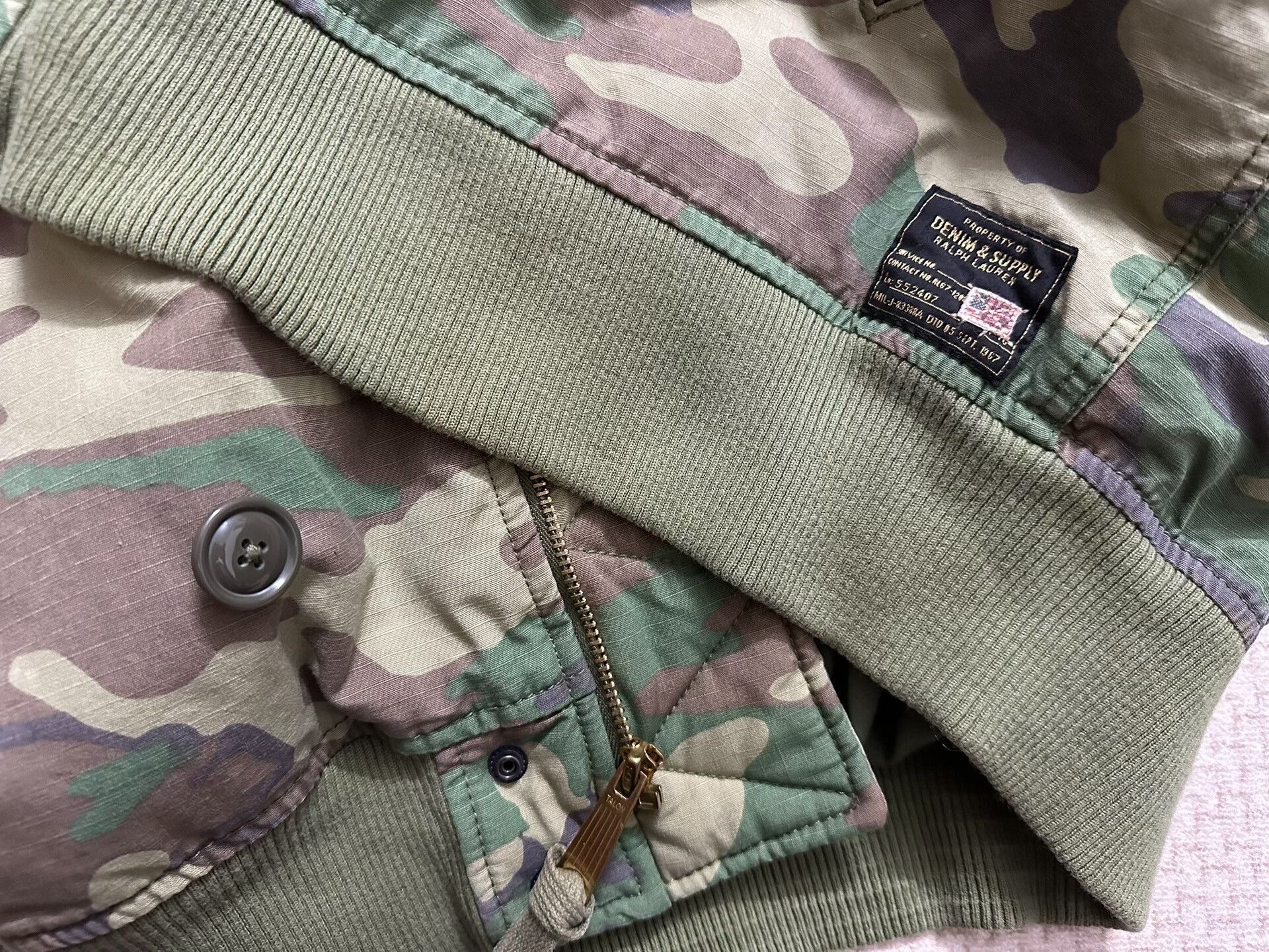 Denim & Supply Ralph Lauren Ralph Lauren RRL N2B Bomber Jacket Size US XXL / EU 58 / 5 - 5 Thumbnail