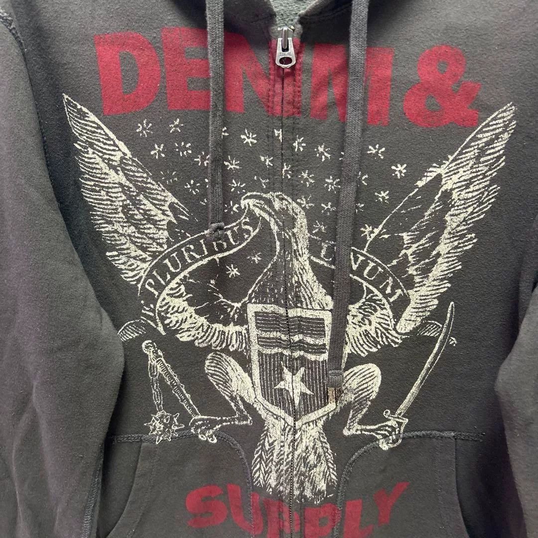 Denim & Supply Ralph Lauren Ralph Lauren Denim Supply Eagle Print Zip Hoodie Size US L / EU 52-54 / 3 - 3 Thumbnail