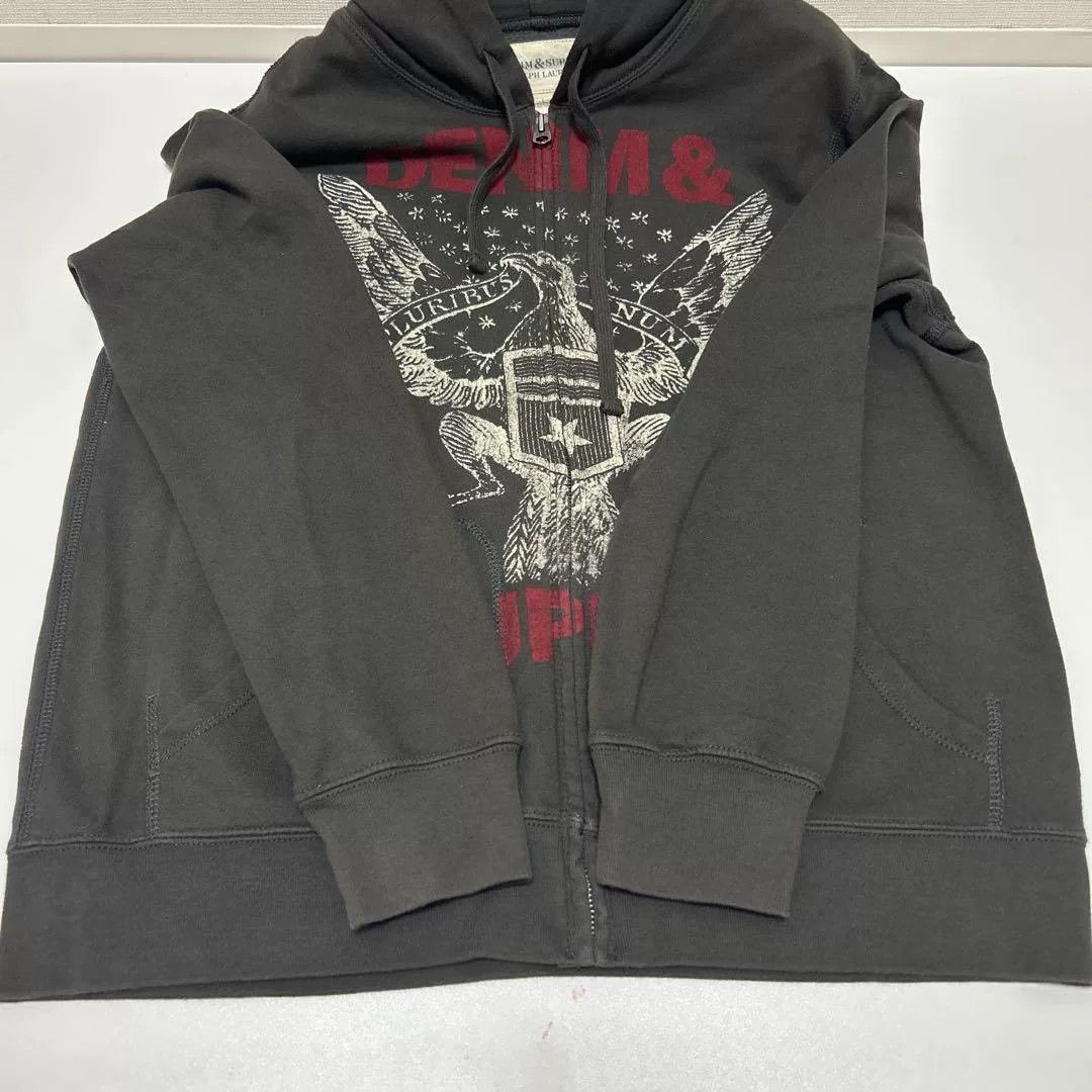 Denim & Supply Ralph Lauren Ralph Lauren Denim Supply Eagle Print Zip Hoodie Size US L / EU 52-54 / 3 - 5 Thumbnail