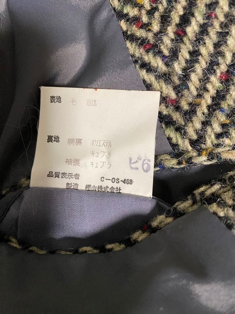 Ralph Lauren Blue Label RL Vintage Herringbone Tweed Blazer Size US M / EU 48-50 / 2 - 5 Thumbnail
