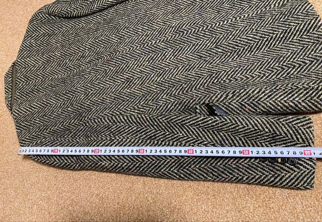 Ralph Lauren Blue Label RL Vintage Herringbone Tweed Blazer Size US M / EU 48-50 / 2 - 9 Thumbnail