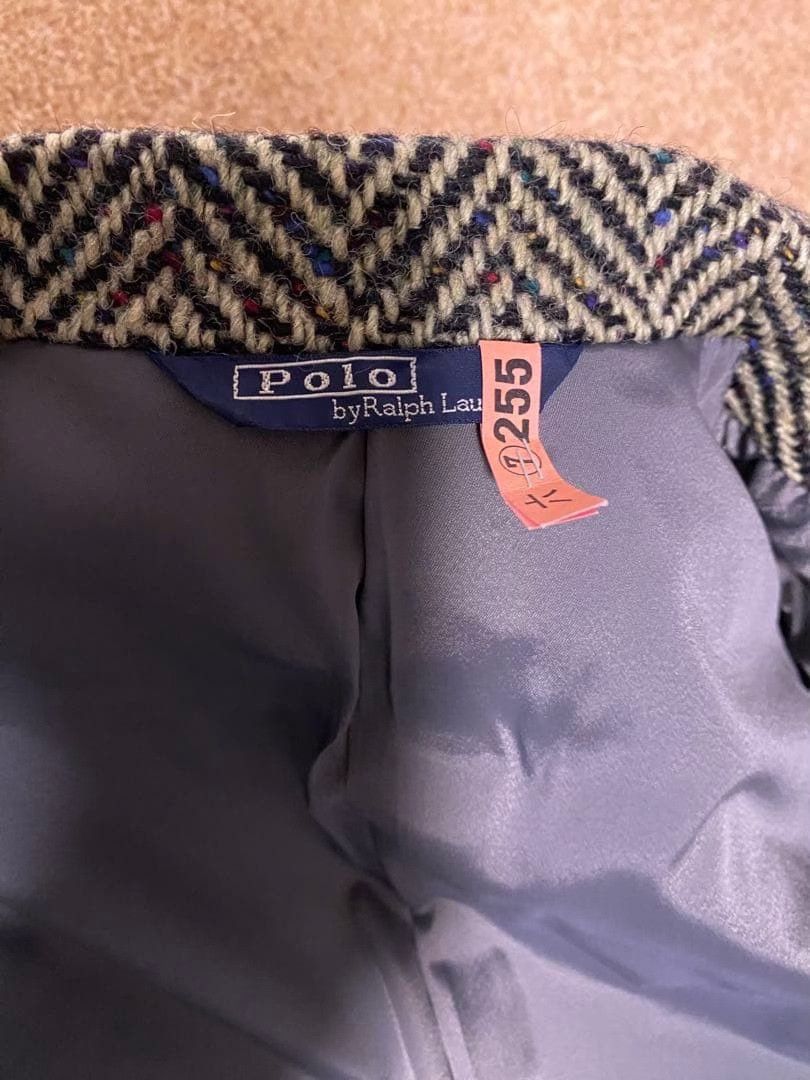 Ralph Lauren Blue Label RL Vintage Herringbone Tweed Blazer Size US M / EU 48-50 / 2 - 3 Thumbnail