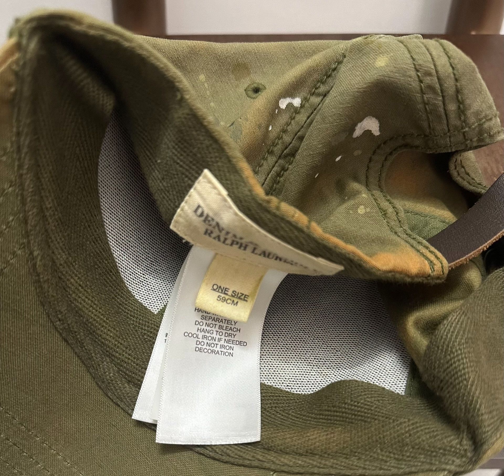 Denim & Supply Ralph Lauren Ralph Lauren Denim Supply Distressed Baseball Cap Size ONE SIZE - 6 Thumbnail