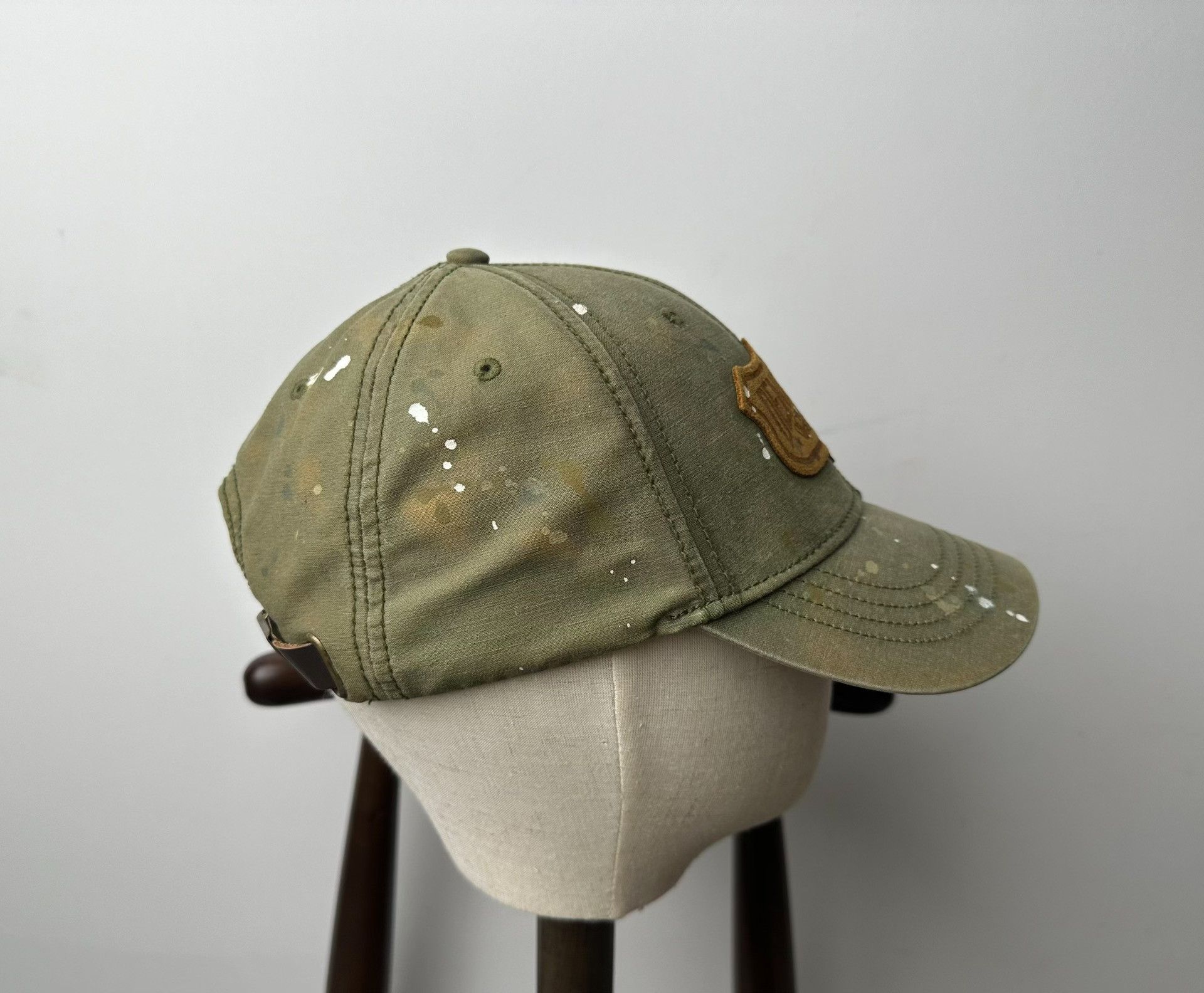 Denim & Supply Ralph Lauren Ralph Lauren Denim Supply Distressed Baseball Cap Size ONE SIZE - 3 Thumbnail