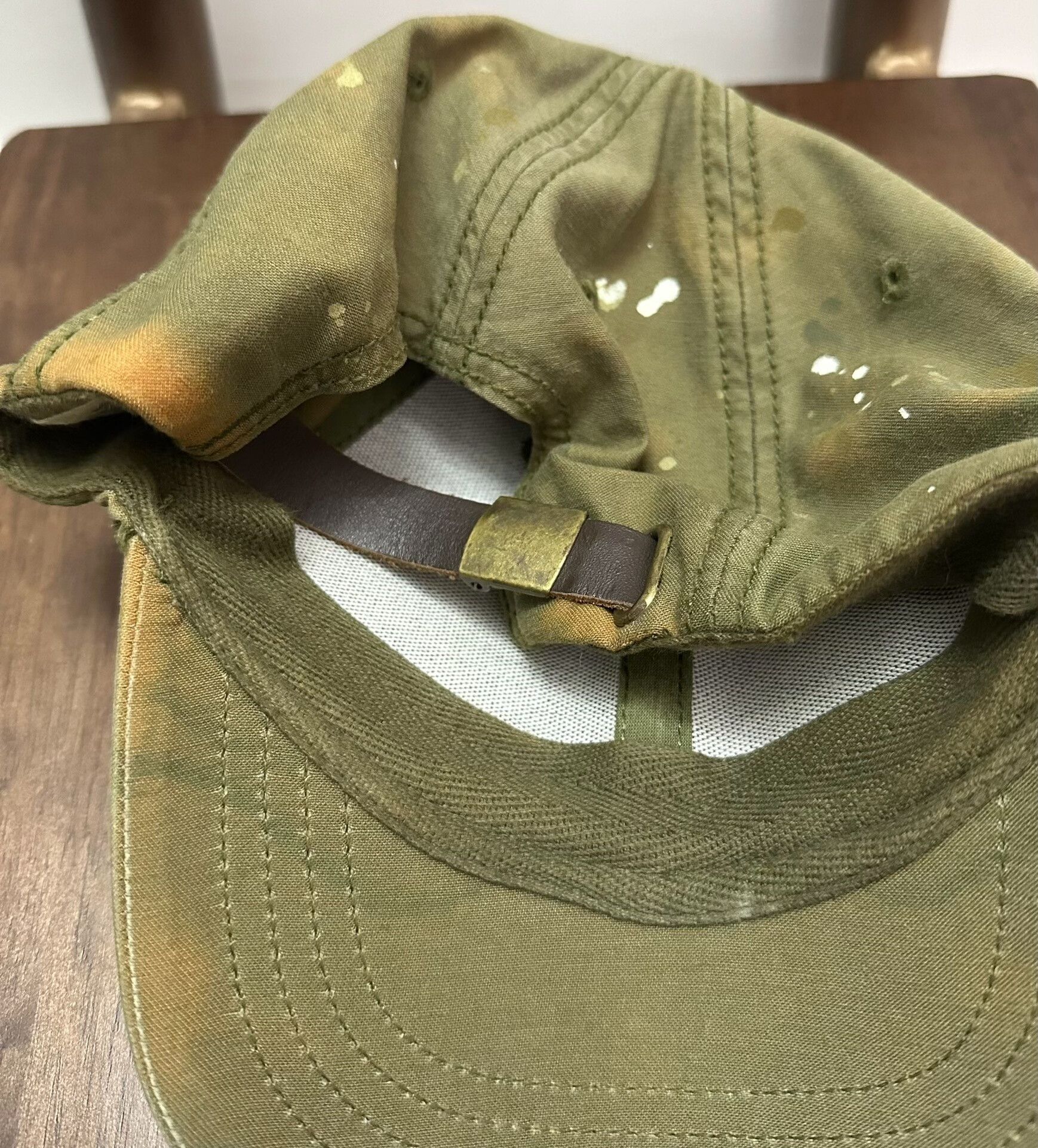 Denim & Supply Ralph Lauren Ralph Lauren Denim Supply Distressed Baseball Cap Size ONE SIZE - 5 Thumbnail