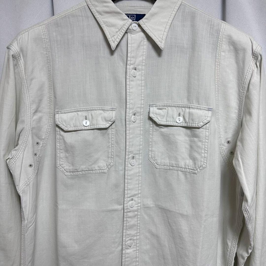 Ralph Lauren Ralph Lauren Compass Patch Work Shirt Size US M / EU 48-50 / 2 - 4 Thumbnail