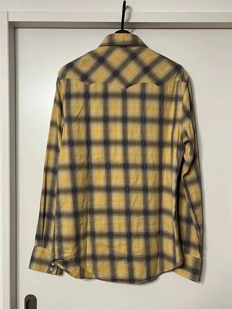 RRL Ralph Lauren RRL 2012 Shadow Plaid Western Shirt Size US S / EU 44-46 / 1 - 2 Thumbnail