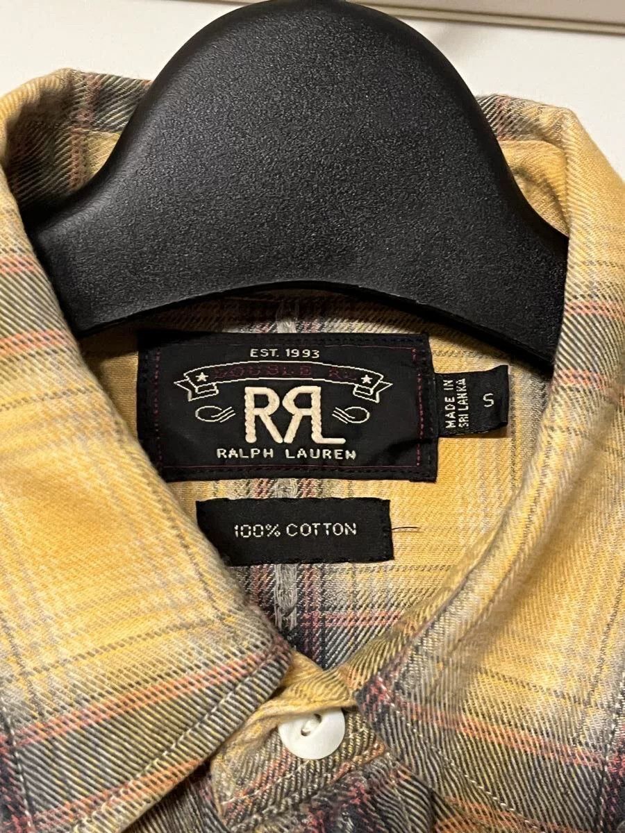 RRL Ralph Lauren RRL 2012 Shadow Plaid Western Shirt Size US S / EU 44-46 / 1 - 3 Thumbnail