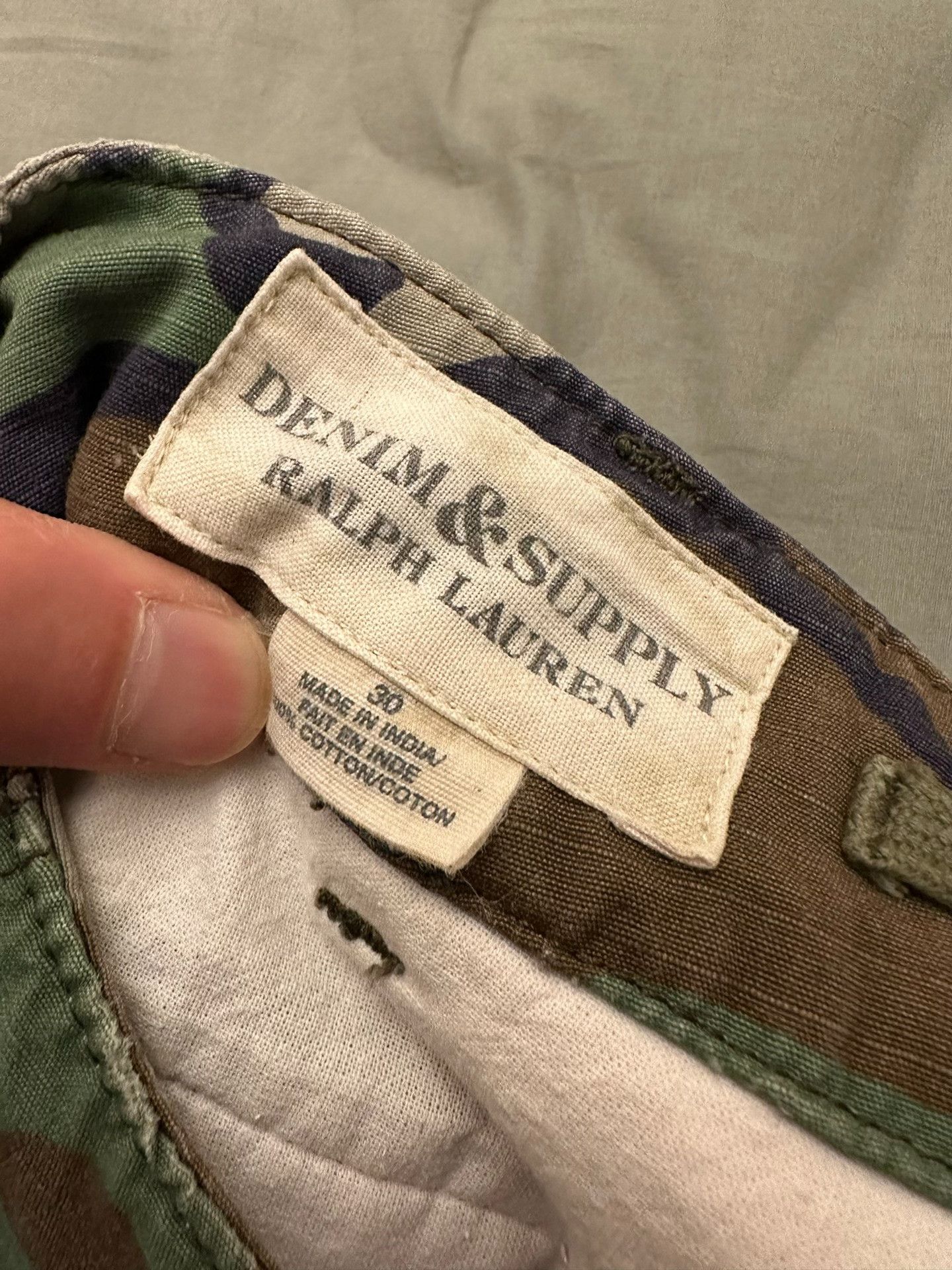Denim & Supply Ralph Lauren Ralph Lauren Denim & Supply Camo Patchwork Shorts Size US 30 / EU 46 - 5 Thumbnail