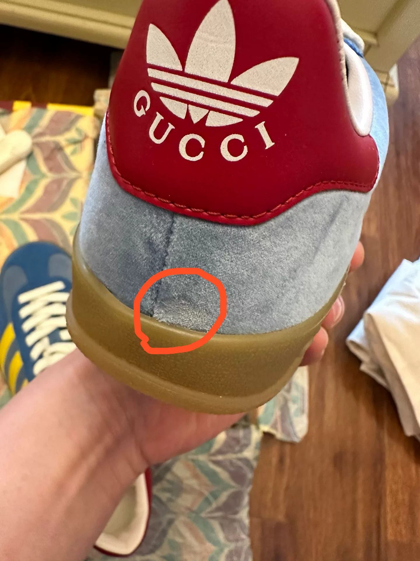 Gucci adidas Originals x Gucci Gazelle Size US 7 / EU 40 - 7 Thumbnail
