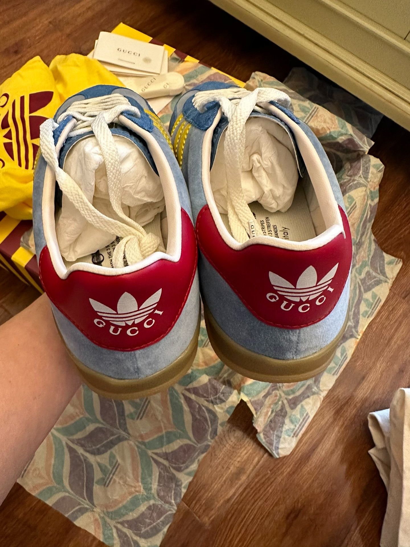 Gucci adidas Originals x Gucci Gazelle Size US 7 / EU 40 - 5 Thumbnail