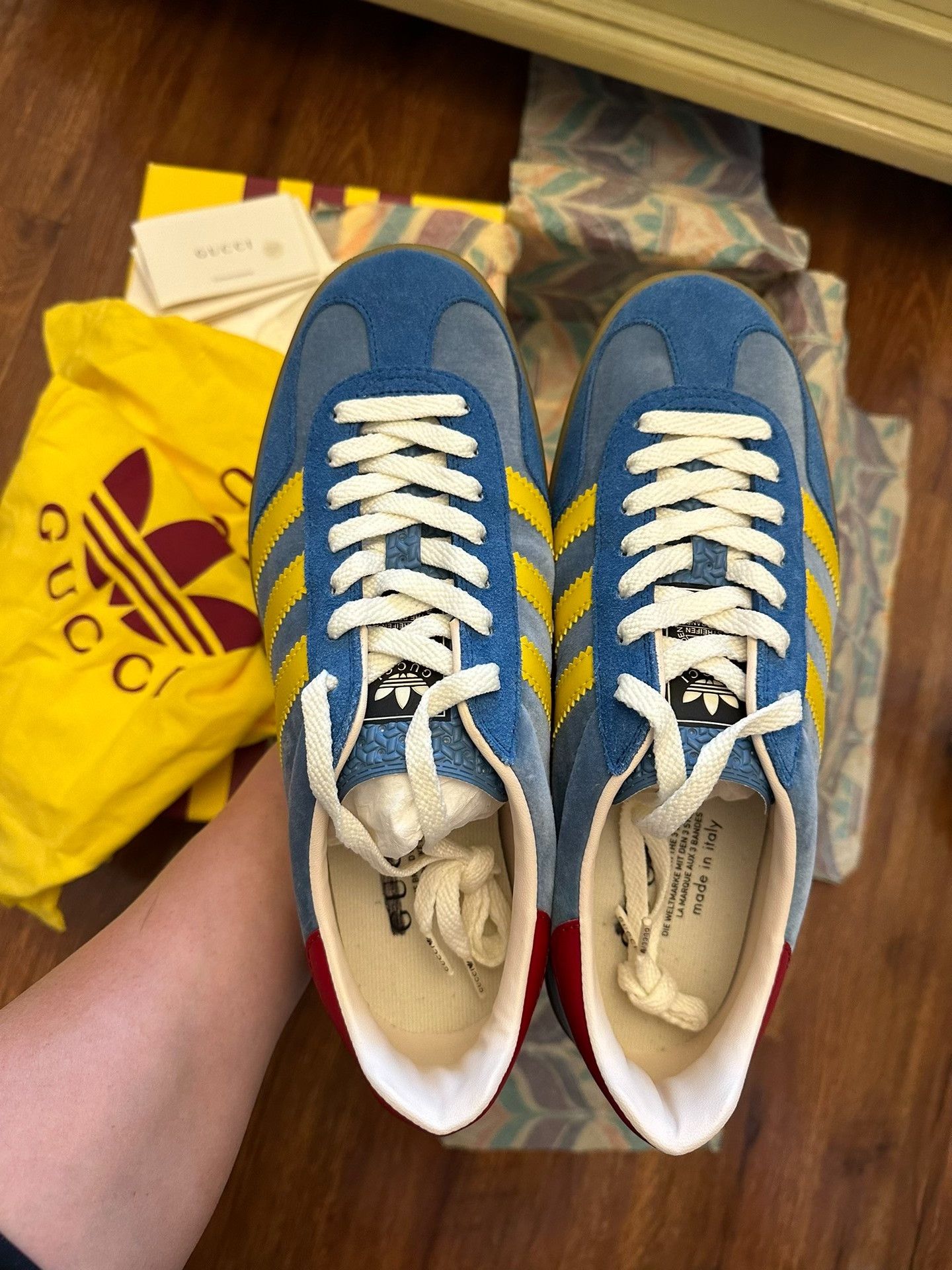 Gucci adidas Originals x Gucci Gazelle Size US 7 / EU 40 - 3 Thumbnail