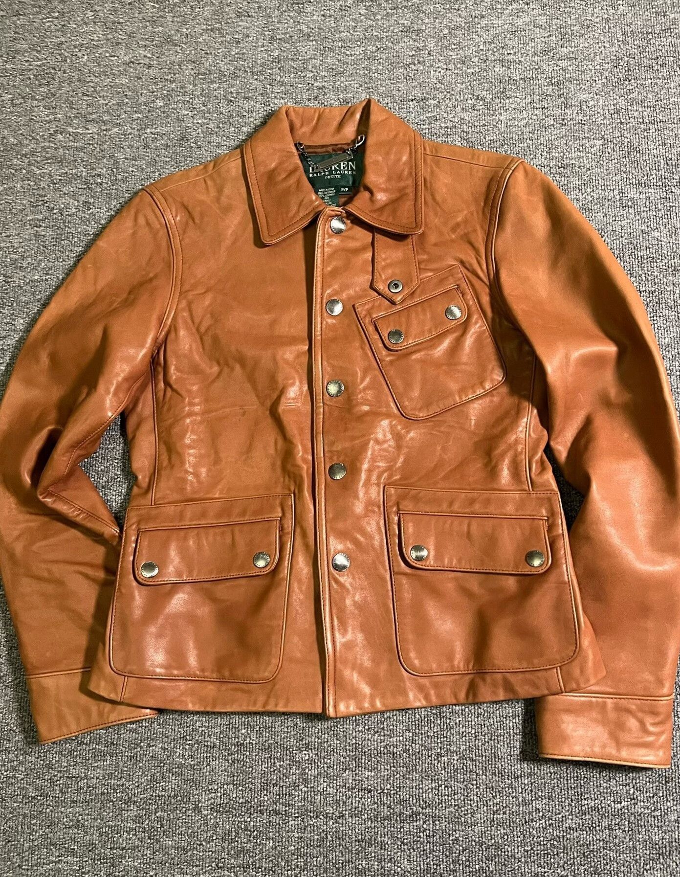 Ralph Lauren Ralph Lauren Women's Leather Jacket Size S / US 4 / IT 40 - 7 Thumbnail