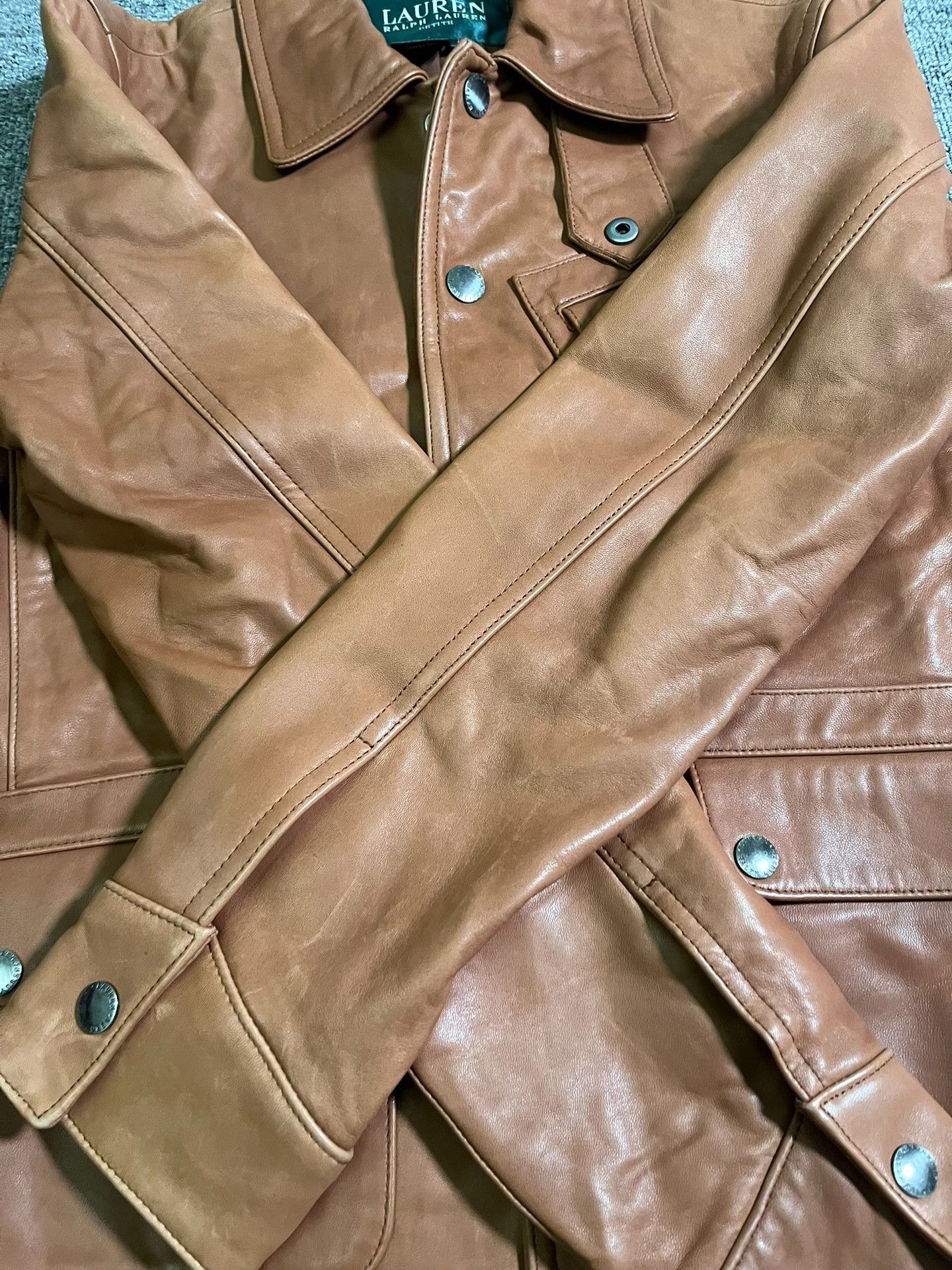 Ralph Lauren Ralph Lauren Women's Leather Jacket Size S / US 4 / IT 40 - 5 Thumbnail