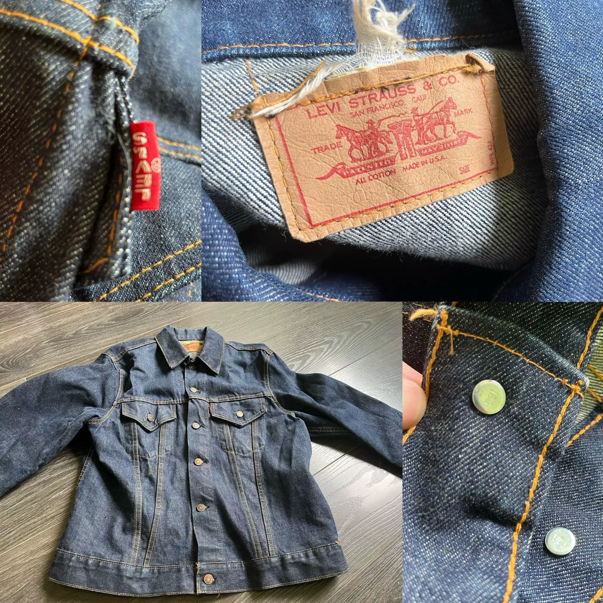 Levi's Vintage Clothing Levi's 70505 USA Made Men's Denim Jacket Size US S / EU 44-46 / 1 - 4 Thumbnail