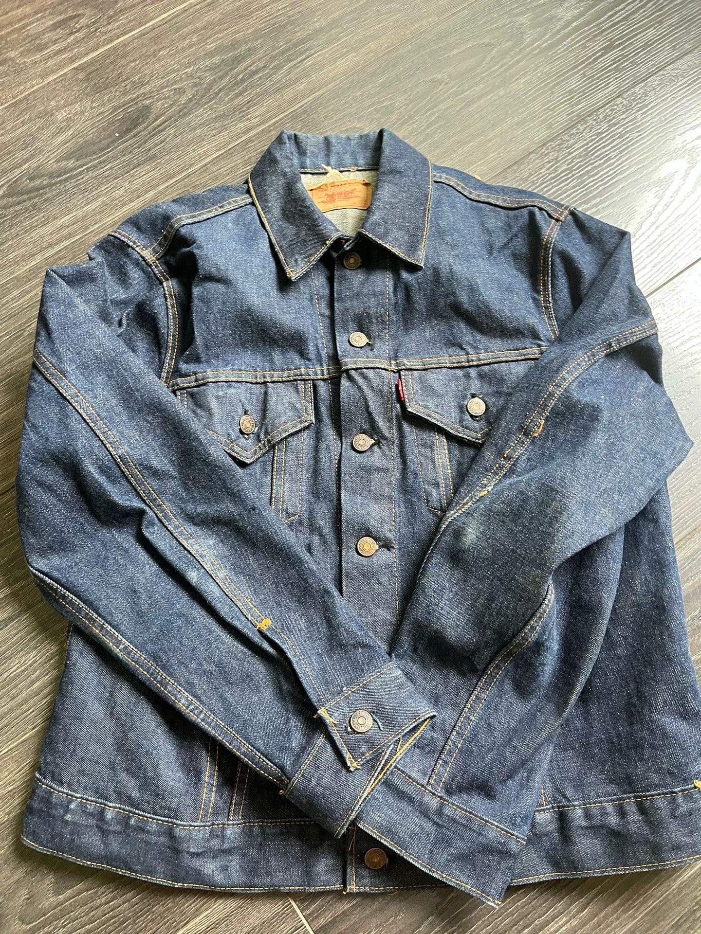 Levi's Vintage Clothing Levi's 70505 USA Made Men's Denim Jacket Size US S / EU 44-46 / 1 - 5 Thumbnail