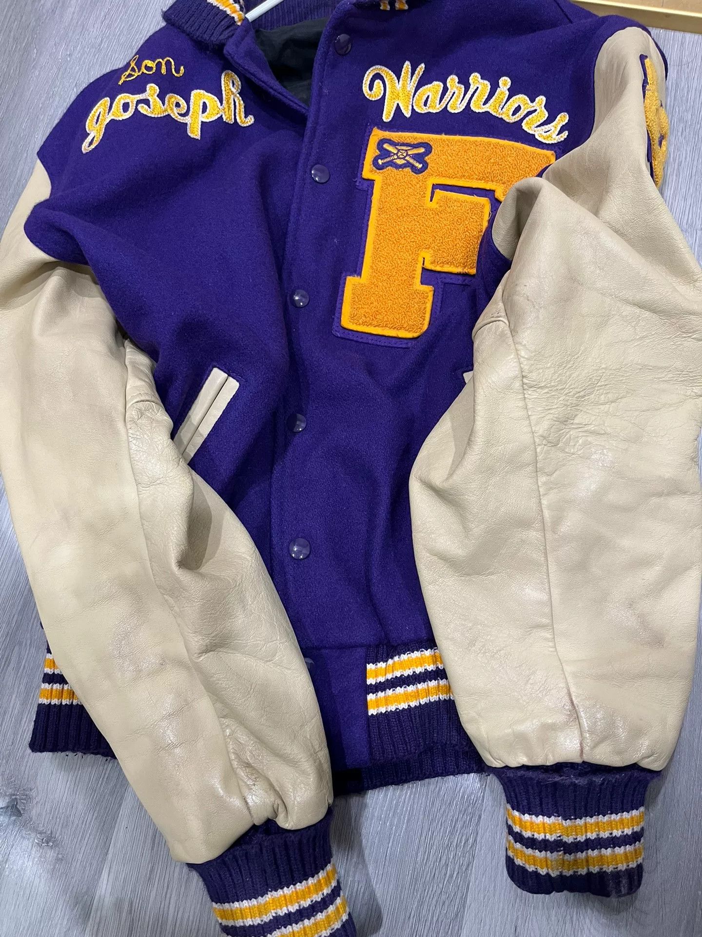 Rennoc Rennoc Whiteville Letterman Vintage Jacket Size US M / EU 48-50 / 2 - 6 Thumbnail