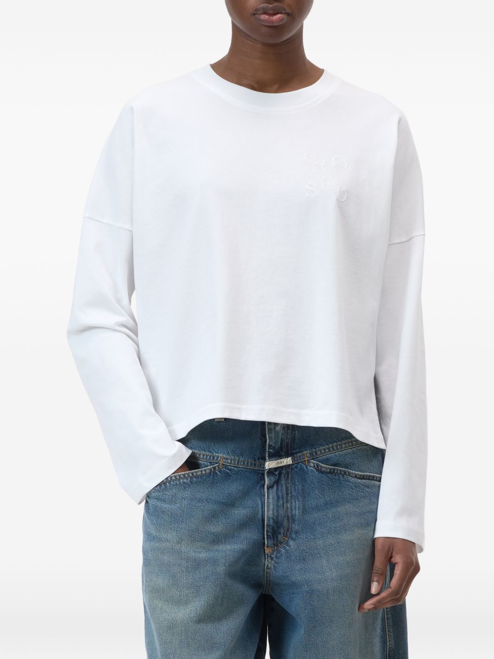 CLOSED ORGANIC COTTON CREWNECK SWEATER Size XS / US 0-2 / IT 36-38 - 3 Thumbnail