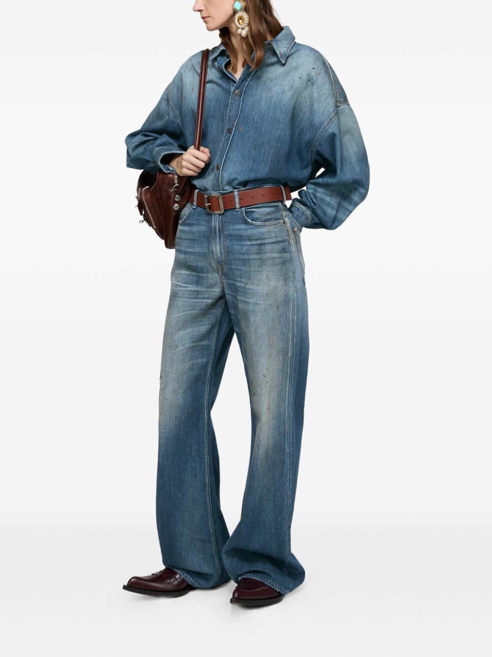 Acne Studios DENIM COTTON SHIRT Size US L / EU 52-54 / 3 - 3 Thumbnail