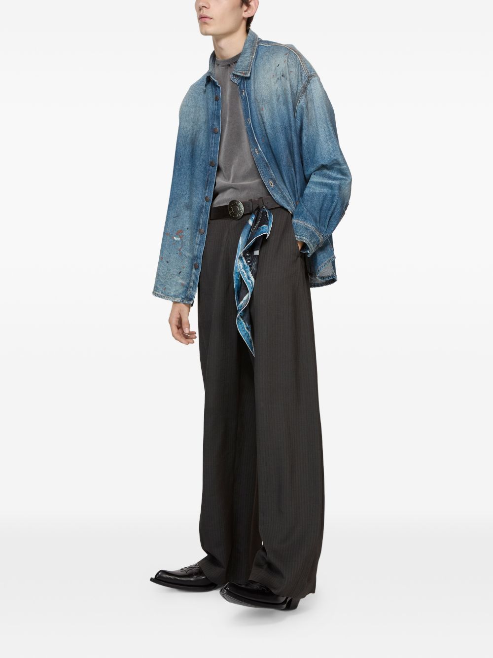 Acne Studios DENIM COTTON SHIRT Size US L / EU 52-54 / 3 - 4 Thumbnail