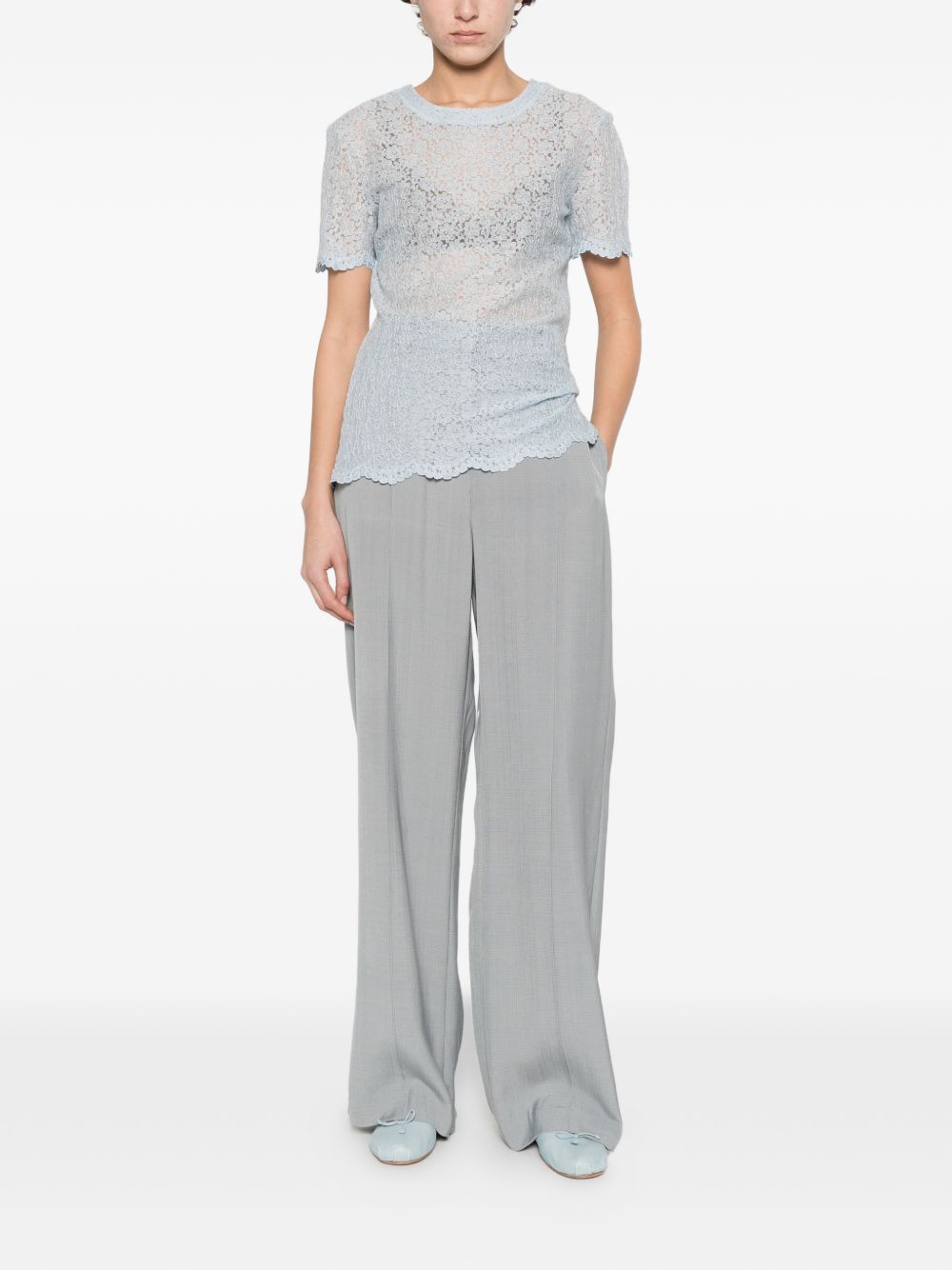Ermanno Scervino EMBROIDERED T-SHIRT Size M / US 6-8 / IT 42-44 - 3 Thumbnail