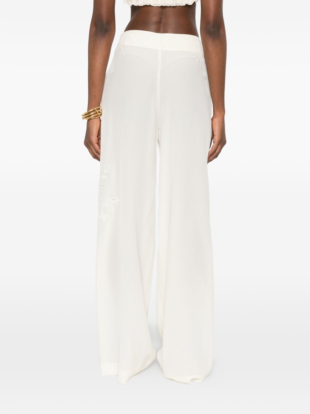 Ermanno Scervino SILK PAJAMA TROUSERS Size 27" / US 4 / IT 40 - 5 Thumbnail