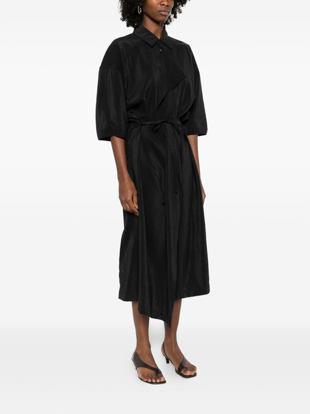 Lemaire SILK SHIRTDRESS Size XS / US 0-2 / IT 36-38 - 3 Thumbnail