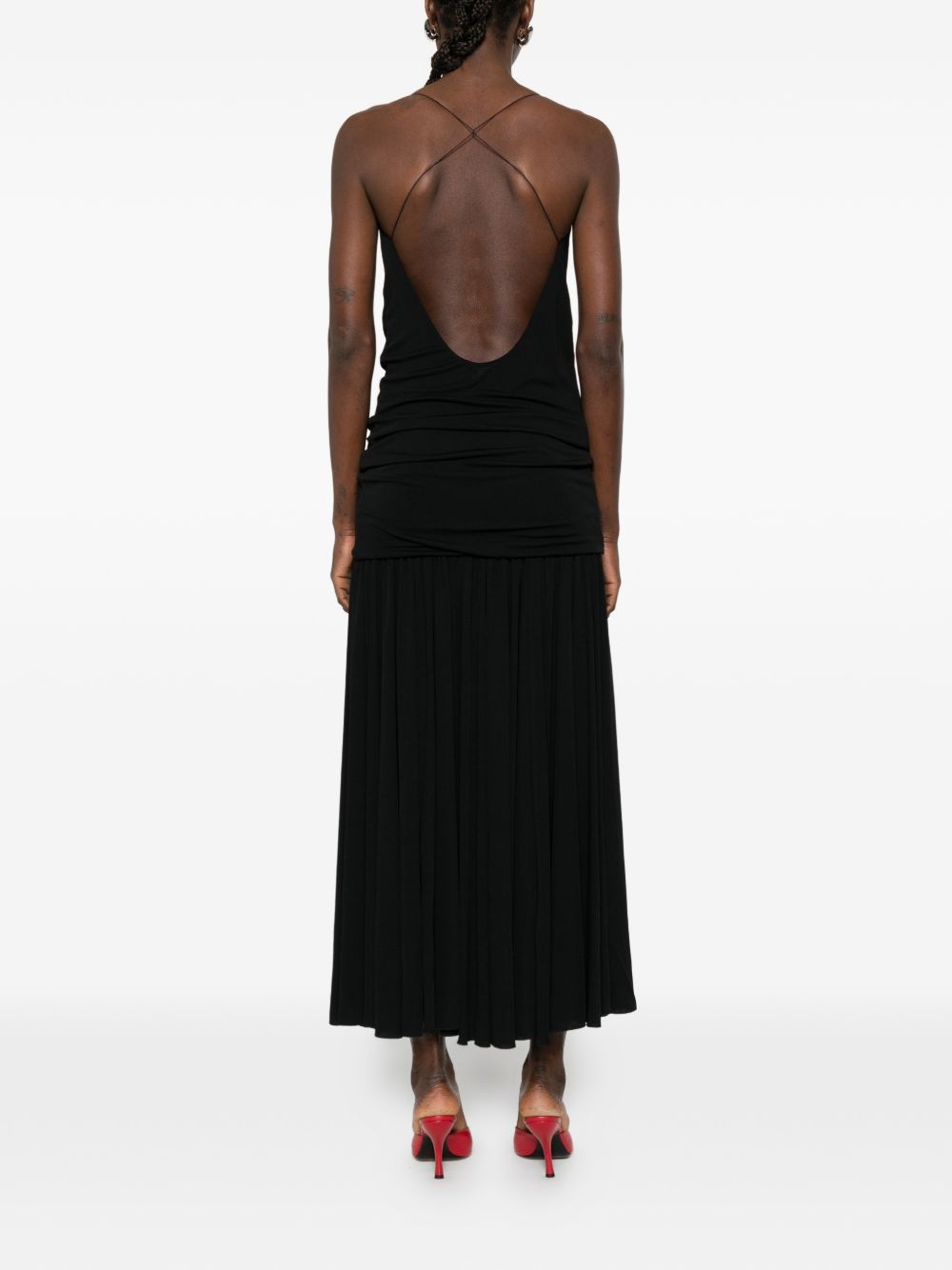 Jacquemus LA ROBE ABIHA LONG DRESS Size L / US 10 / IT 46 - 4 Thumbnail