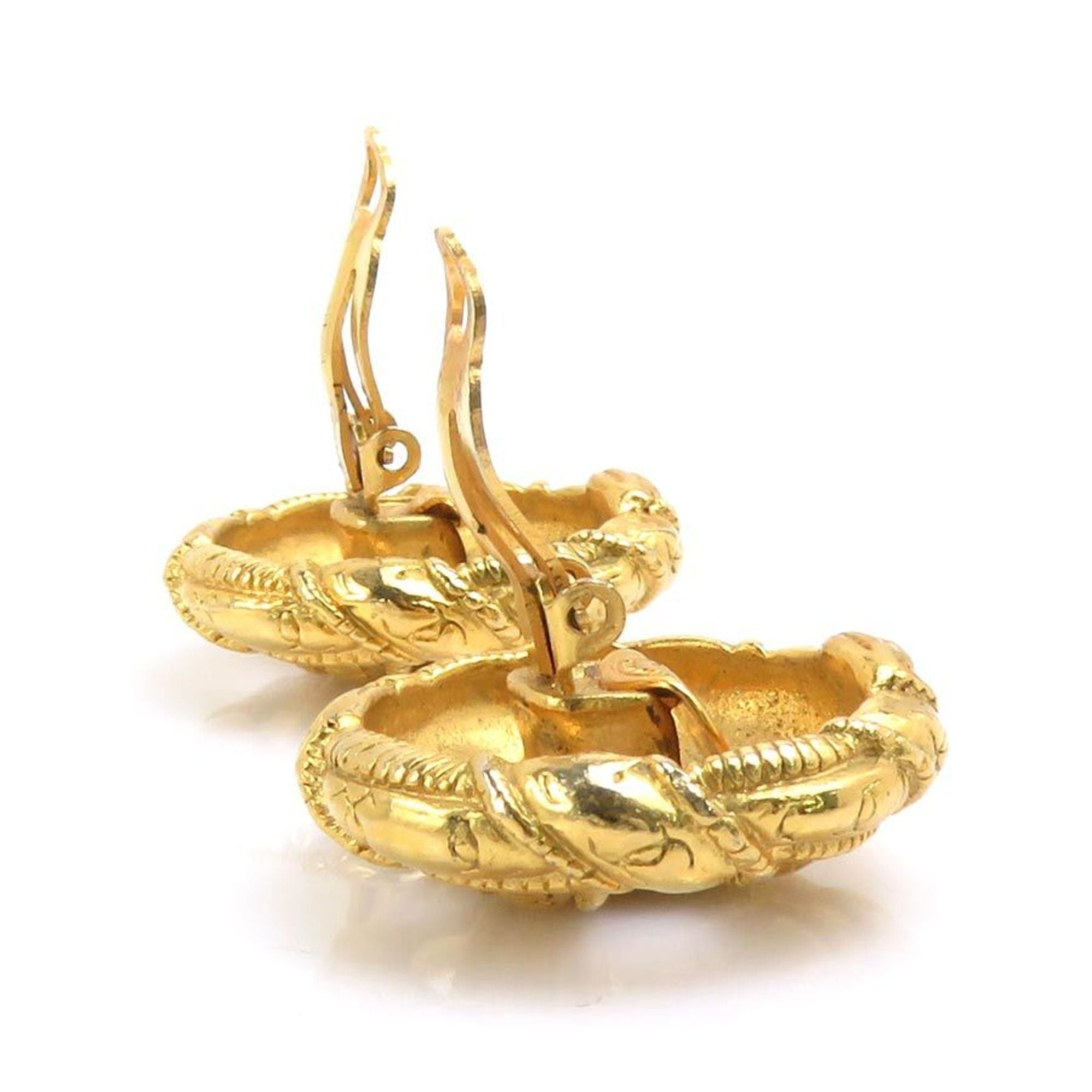Chanel CHANEL Coco Mark Metal Gold Earrings for Women, Free Shipping, e61588a Size ONE SIZE - 6 Thumbnail