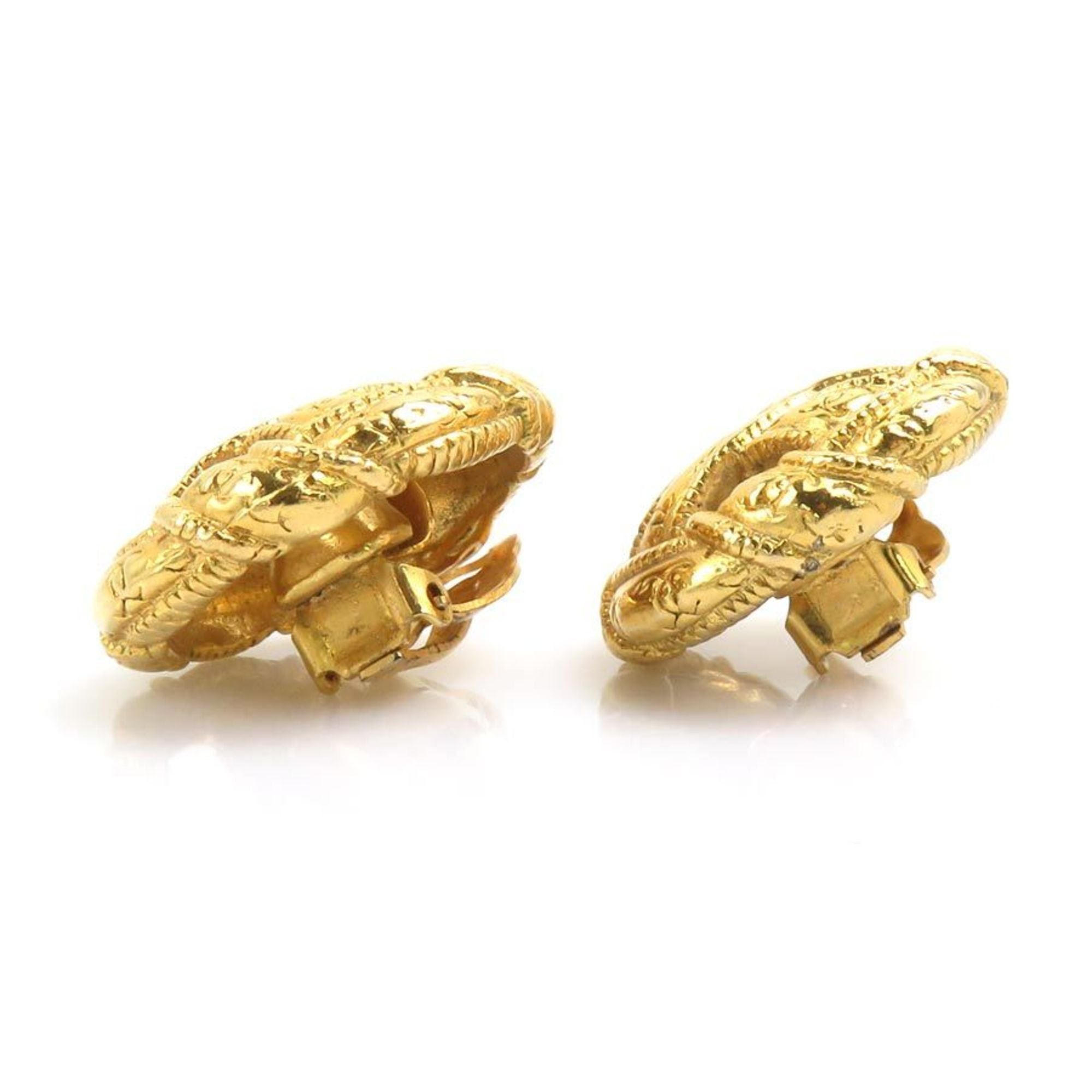 Chanel CHANEL Coco Mark Metal Gold Earrings for Women, Free Shipping, e61588a Size ONE SIZE - 8 Thumbnail