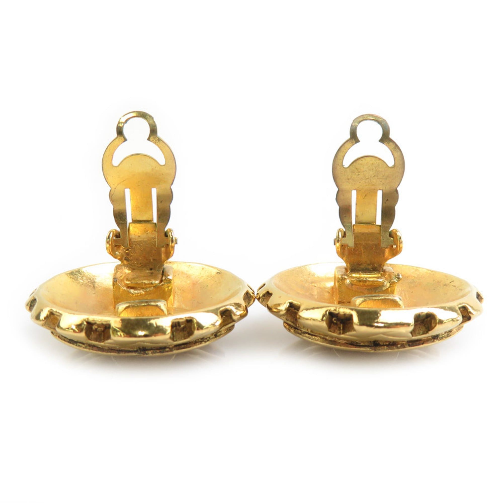 Chanel CHANEL Coco Mark Metal Gold Earrings for Women, Free Shipping e61595k Size ONE SIZE - 6 Thumbnail