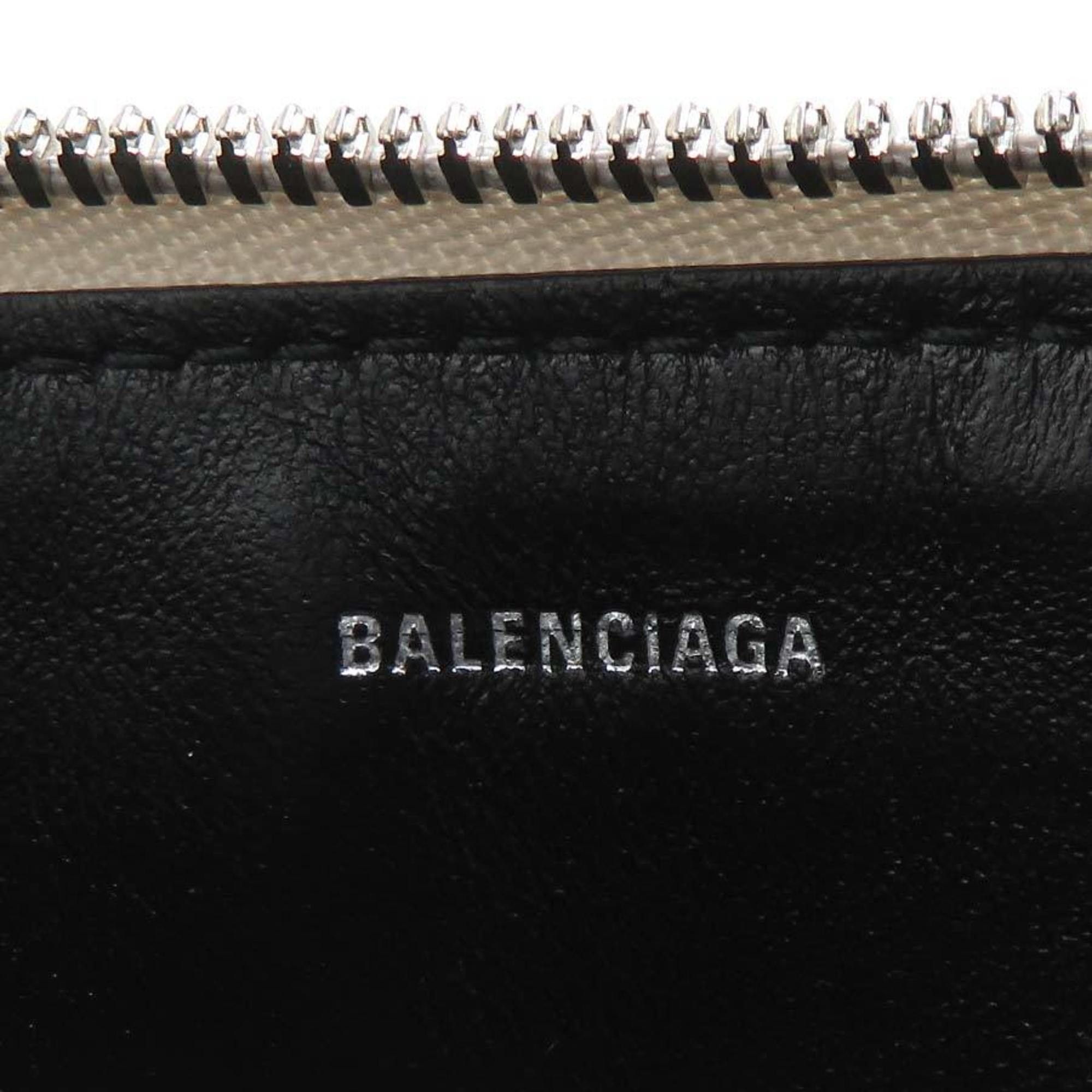 Balenciaga Balenciaga Business Card Case, Leather, Ivory and Silver, Women's, Free Shipping, e61581 Size ONE SIZE - 11 Thumbnail