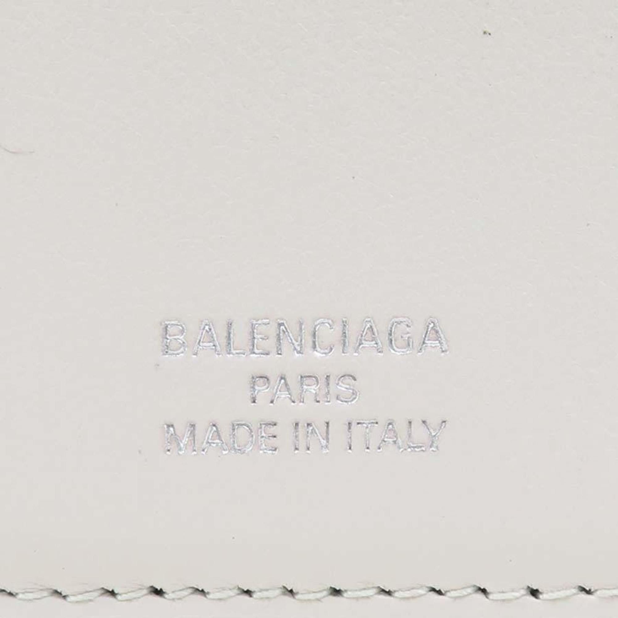 Balenciaga Balenciaga Business Card Case, Leather, Ivory and Silver, Women's, Free Shipping, e61581 Size ONE SIZE - 12 Thumbnail