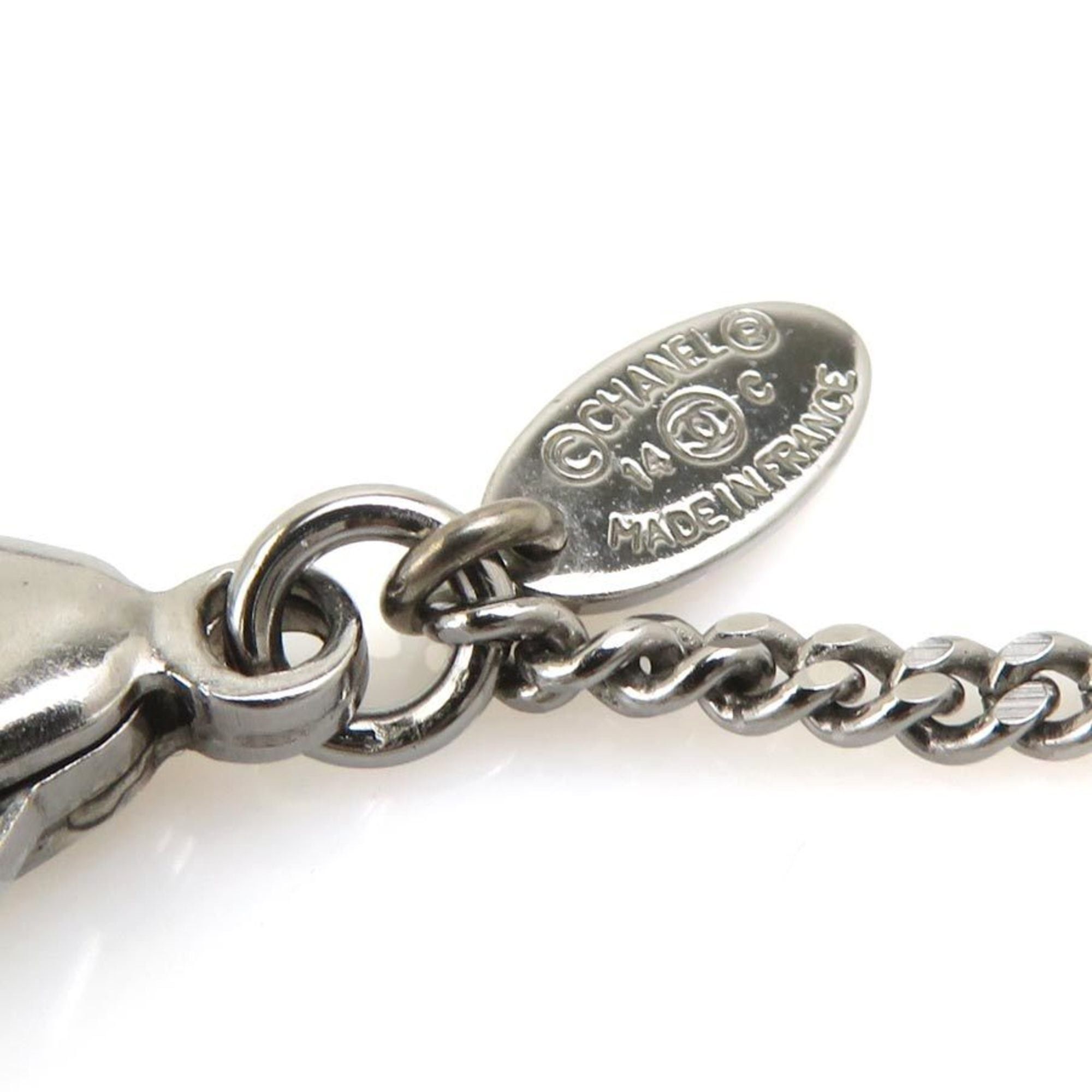 Chanel Chanel Coco Mark Metal Gunmetal Necklace for Women, Free Shipping, e61586a Size ONE SIZE - 9 Thumbnail