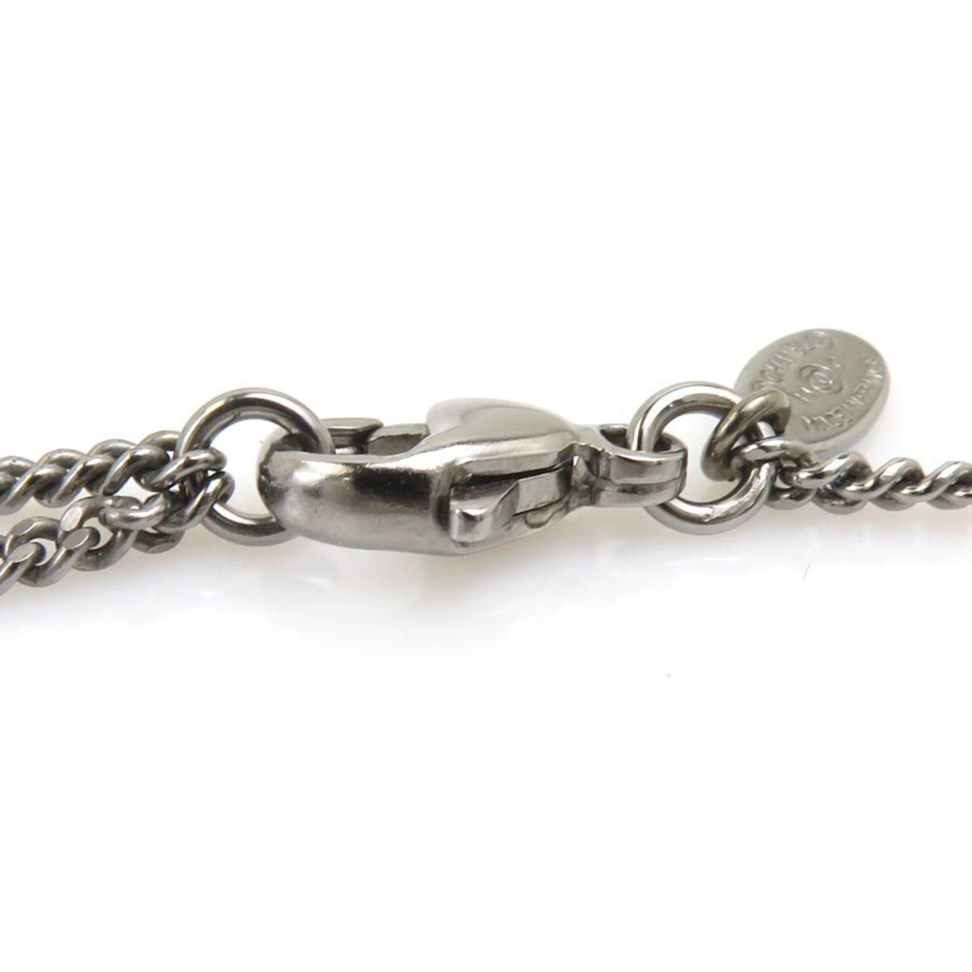 Chanel Chanel Coco Mark Metal Gunmetal Necklace for Women, Free Shipping, e61586a Size ONE SIZE - 8 Thumbnail