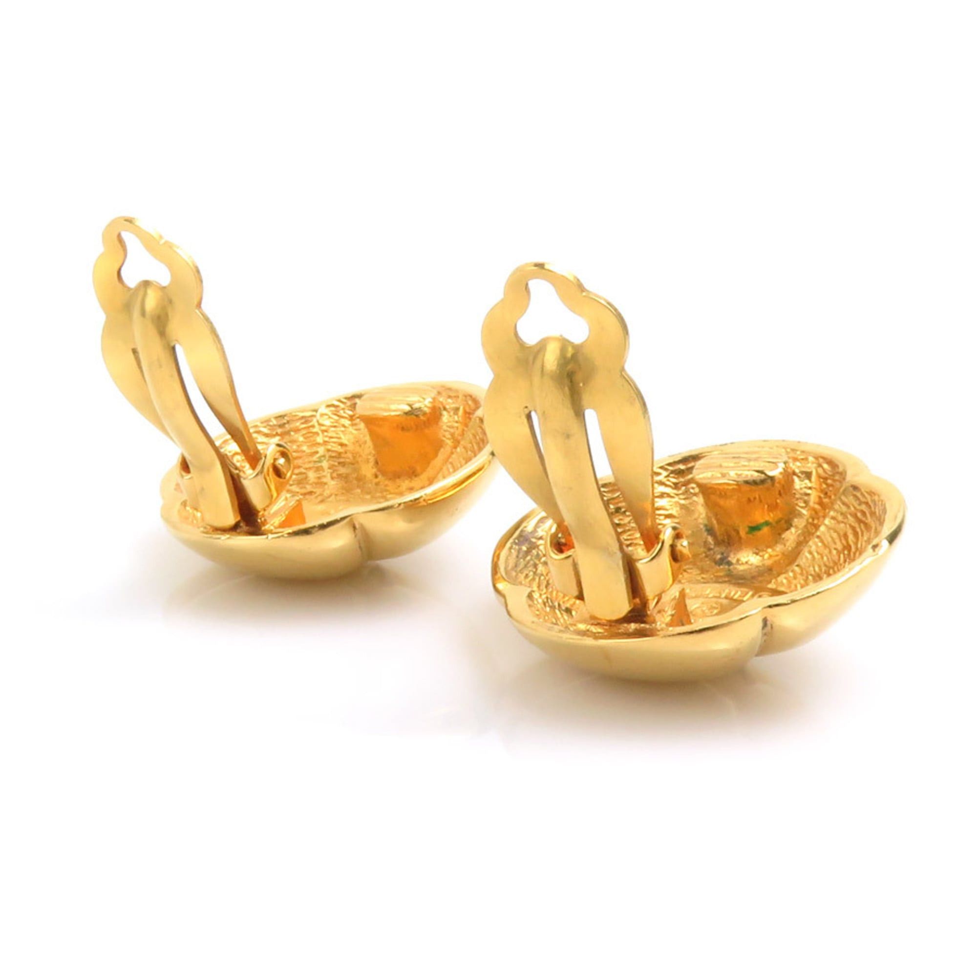 Chanel CHANEL Coco Mark Metal Gold Earrings for Women, Free Shipping e61590i Size ONE SIZE - 4 Thumbnail