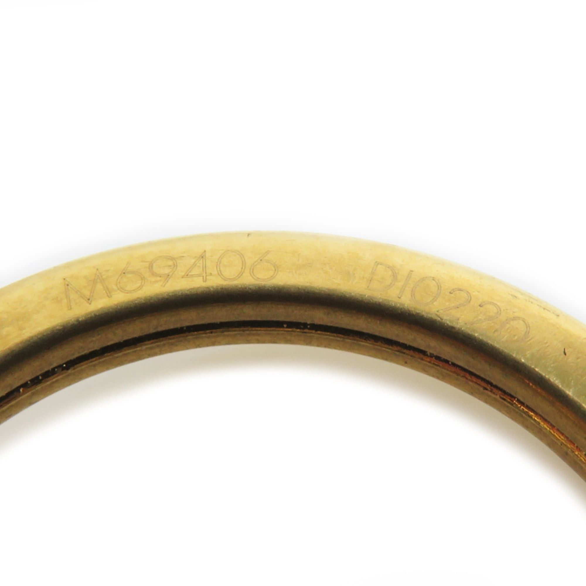 Louis Vuitton Louis Vuitton Porte Clés Into the Flower Metal Keyring, Gold, Brown, and Pink, Women's, M69406, Free Shipping, e61597j Size ONE SIZE - 8 Thumbnail