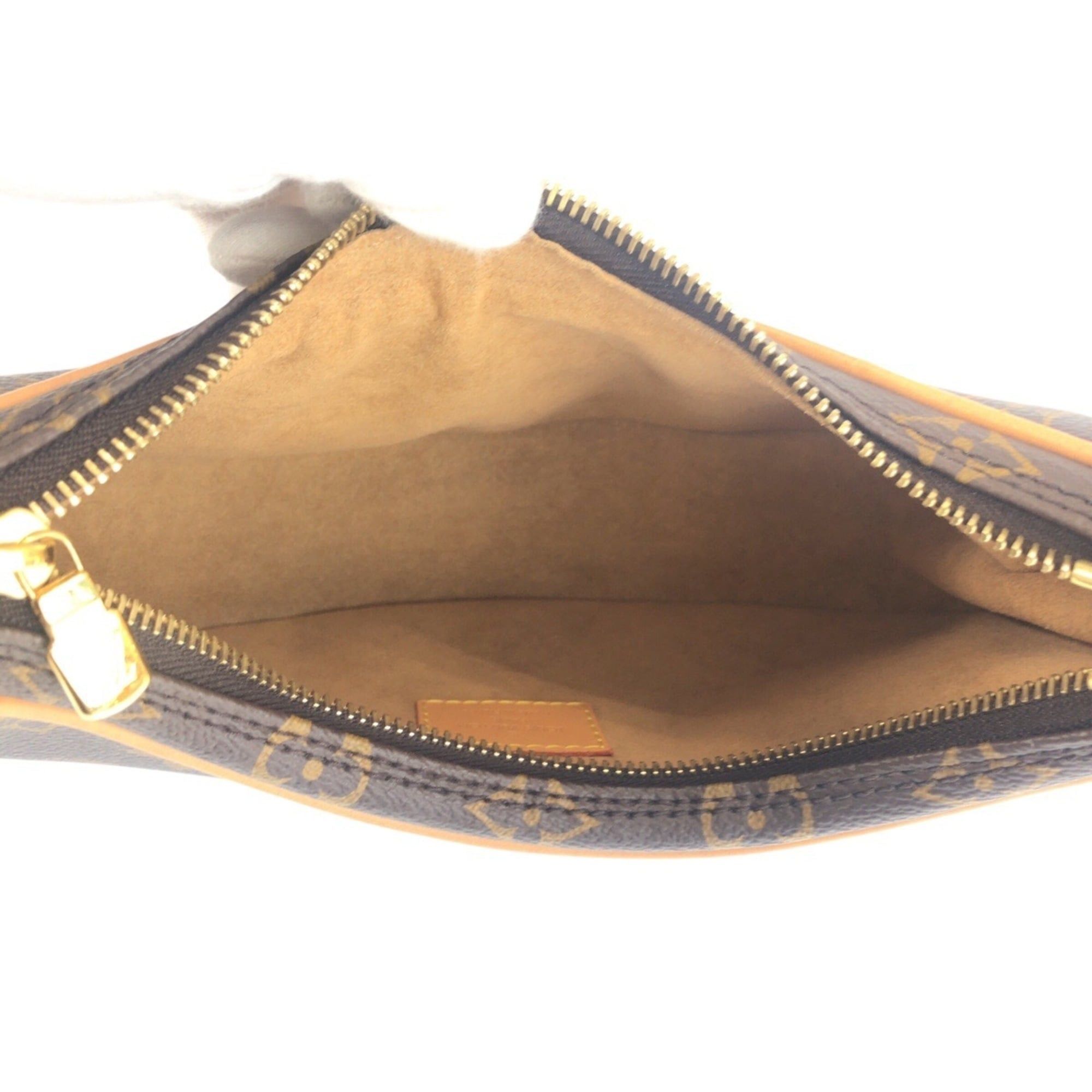 Louis Vuitton LOUIS VUITTON Monogram Loop Brown Leather with Gold Hardware, M81098, 2-Way Shoulder/Handbag for Women Size ONE SIZE - 8 Thumbnail