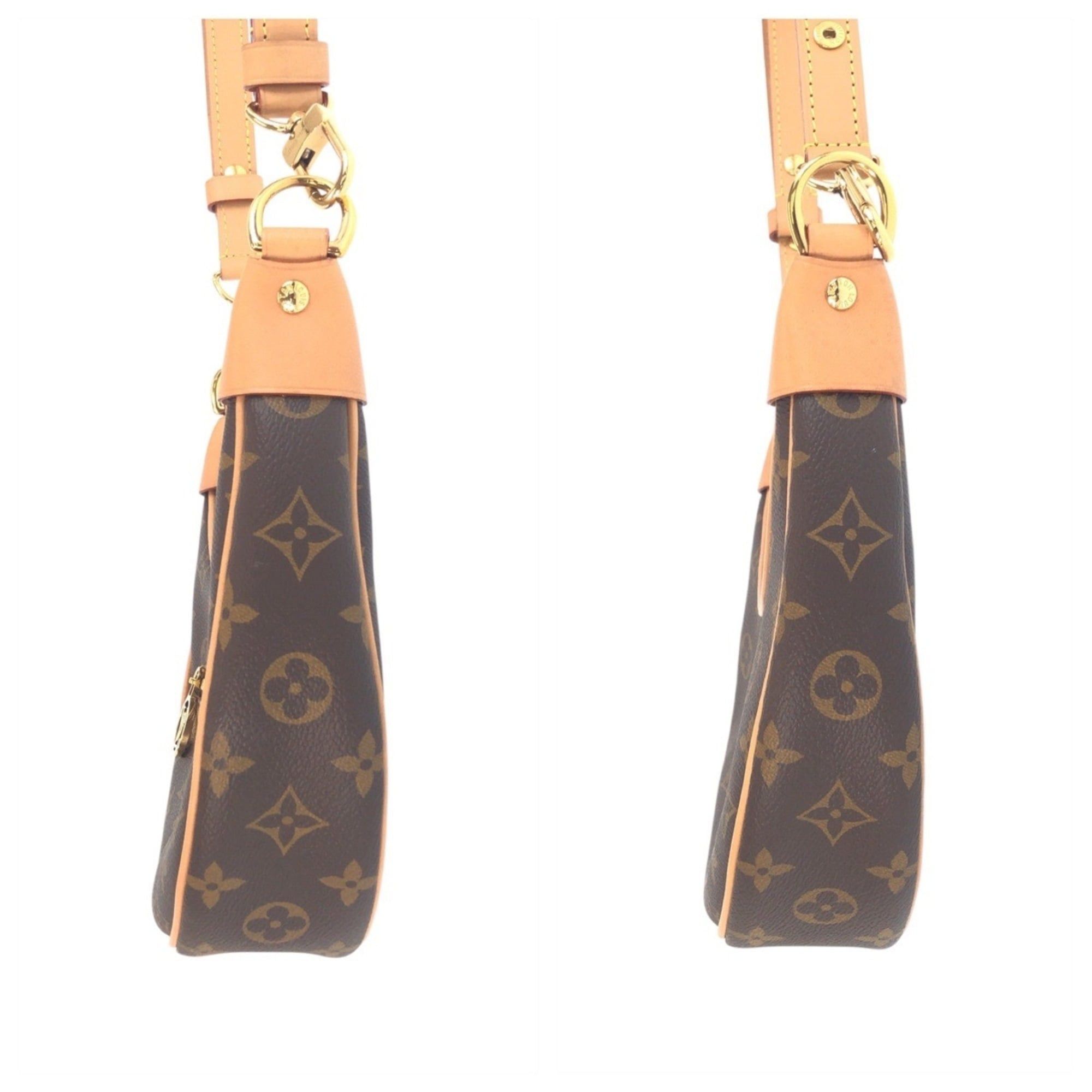 Louis Vuitton LOUIS VUITTON Monogram Loop Brown Leather with Gold Hardware, M81098, 2-Way Shoulder/Handbag for Women Size ONE SIZE - 7 Thumbnail