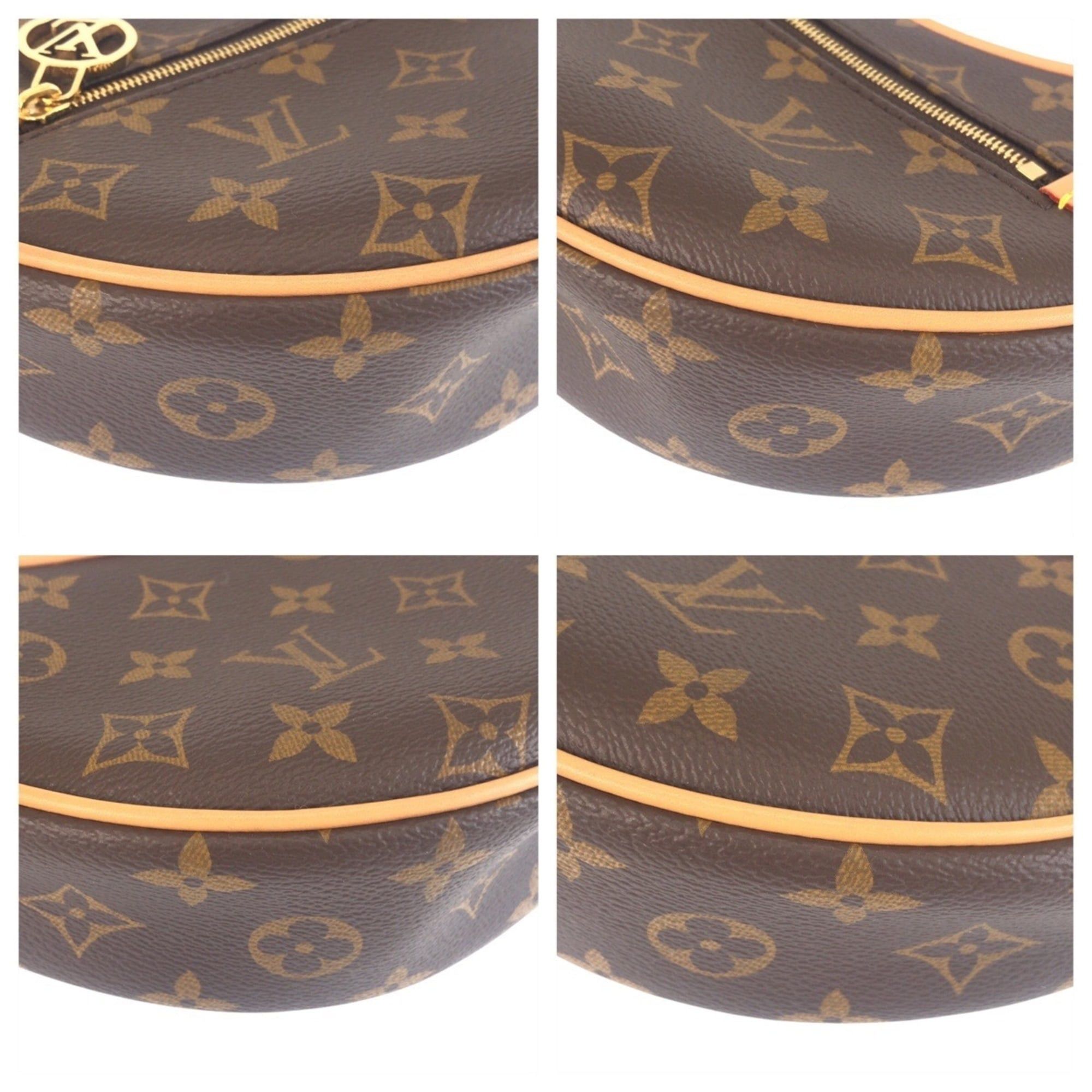 Louis Vuitton LOUIS VUITTON Monogram Loop Brown Leather with Gold Hardware, M81098, 2-Way Shoulder/Handbag for Women Size ONE SIZE - 3 Thumbnail