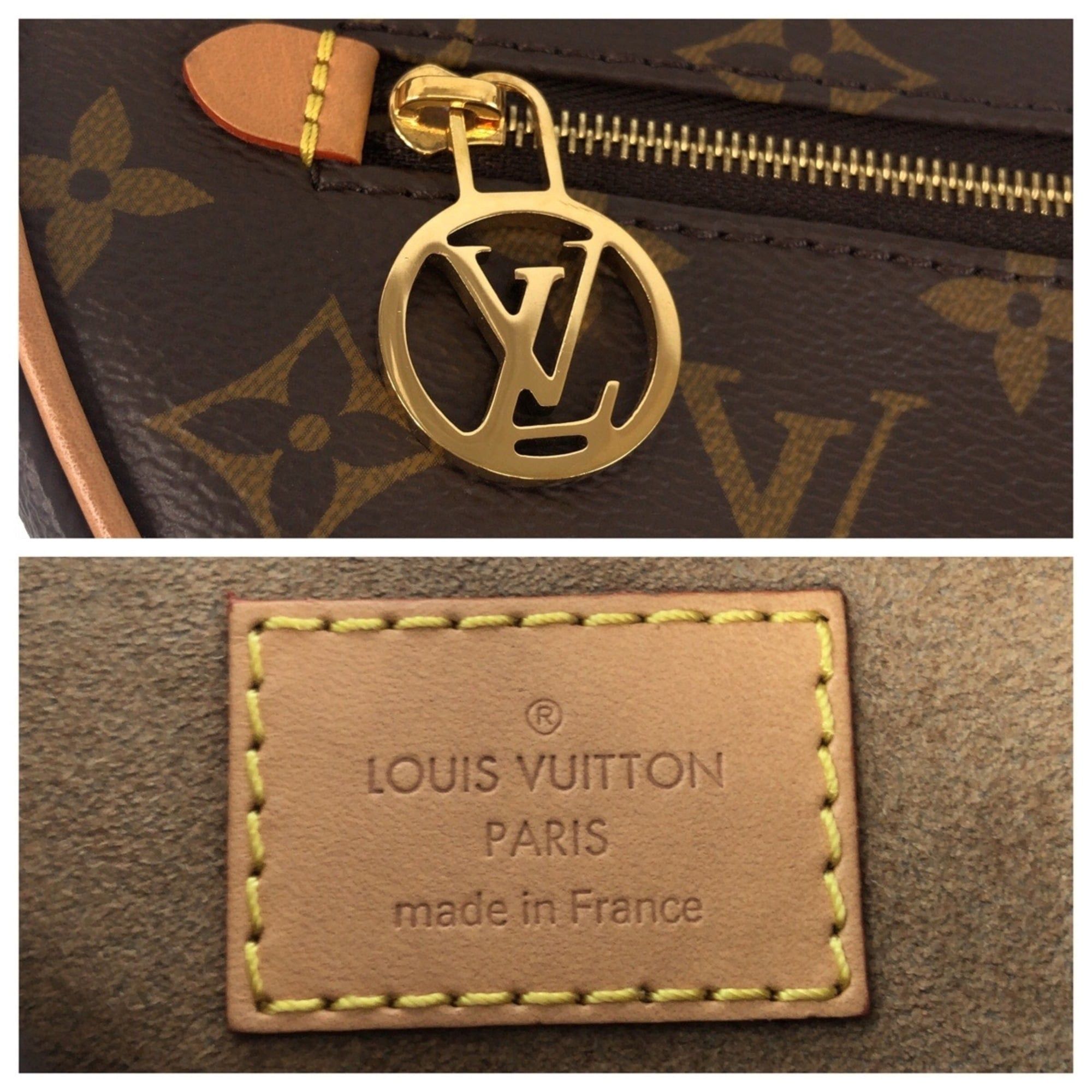 Louis Vuitton LOUIS VUITTON Monogram Loop Brown Leather with Gold Hardware, M81098, 2-Way Shoulder/Handbag for Women Size ONE SIZE - 4 Thumbnail