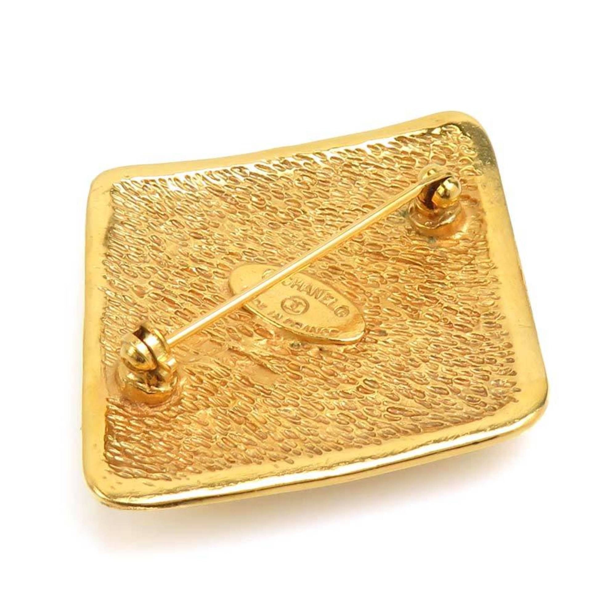 Chanel Chanel brooch, Coco Mark, metal, gold, women's, free shipping, e61608i Size ONE SIZE - 3 Thumbnail