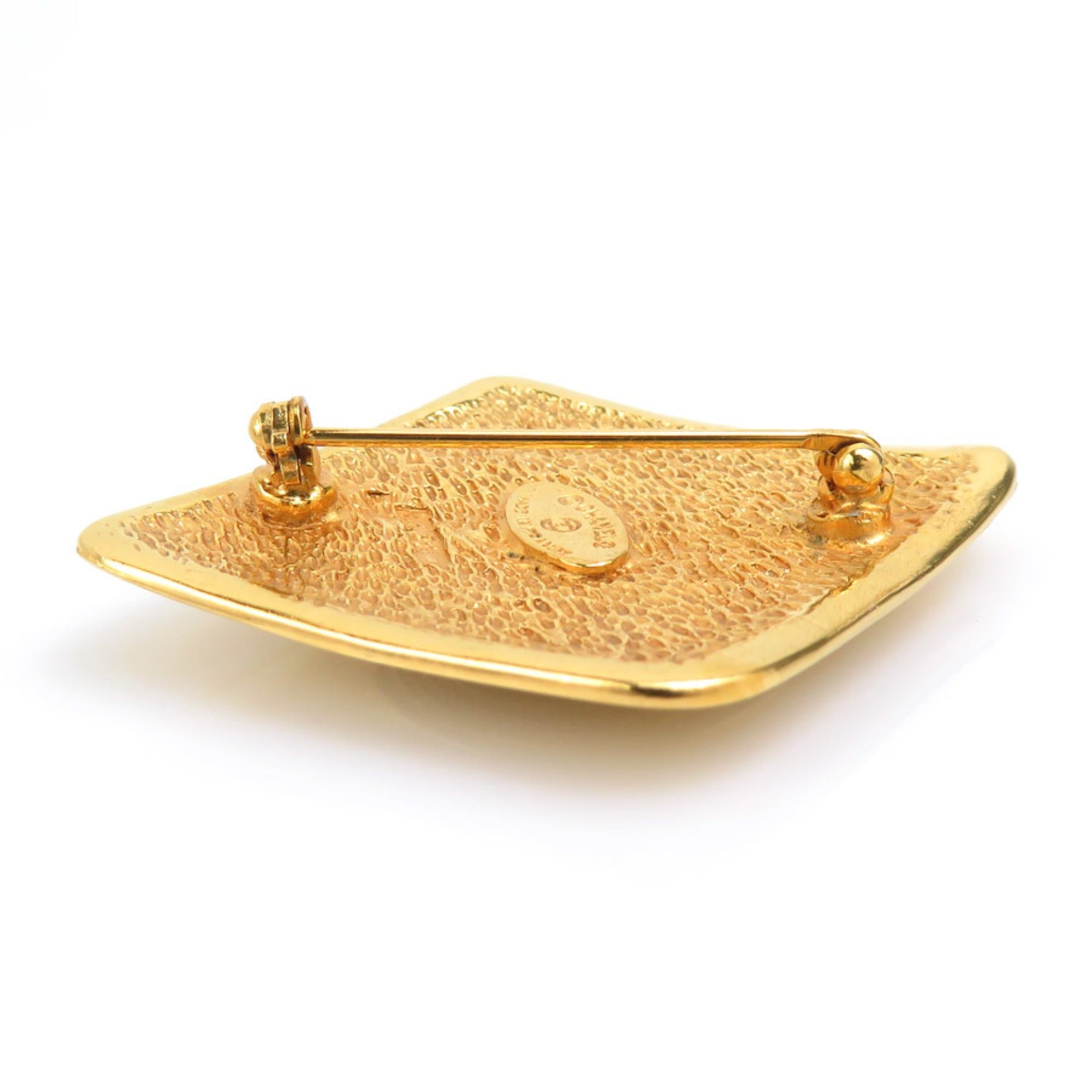 Chanel Chanel brooch, Coco Mark, metal, gold, women's, free shipping, e61608i Size ONE SIZE - 4 Thumbnail